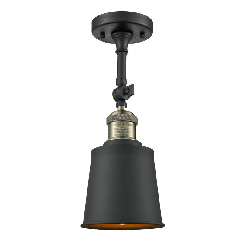 Bruno Marashlian Addison 5 Inch 1 Light Semi Flush Mount by Innovations Lighting