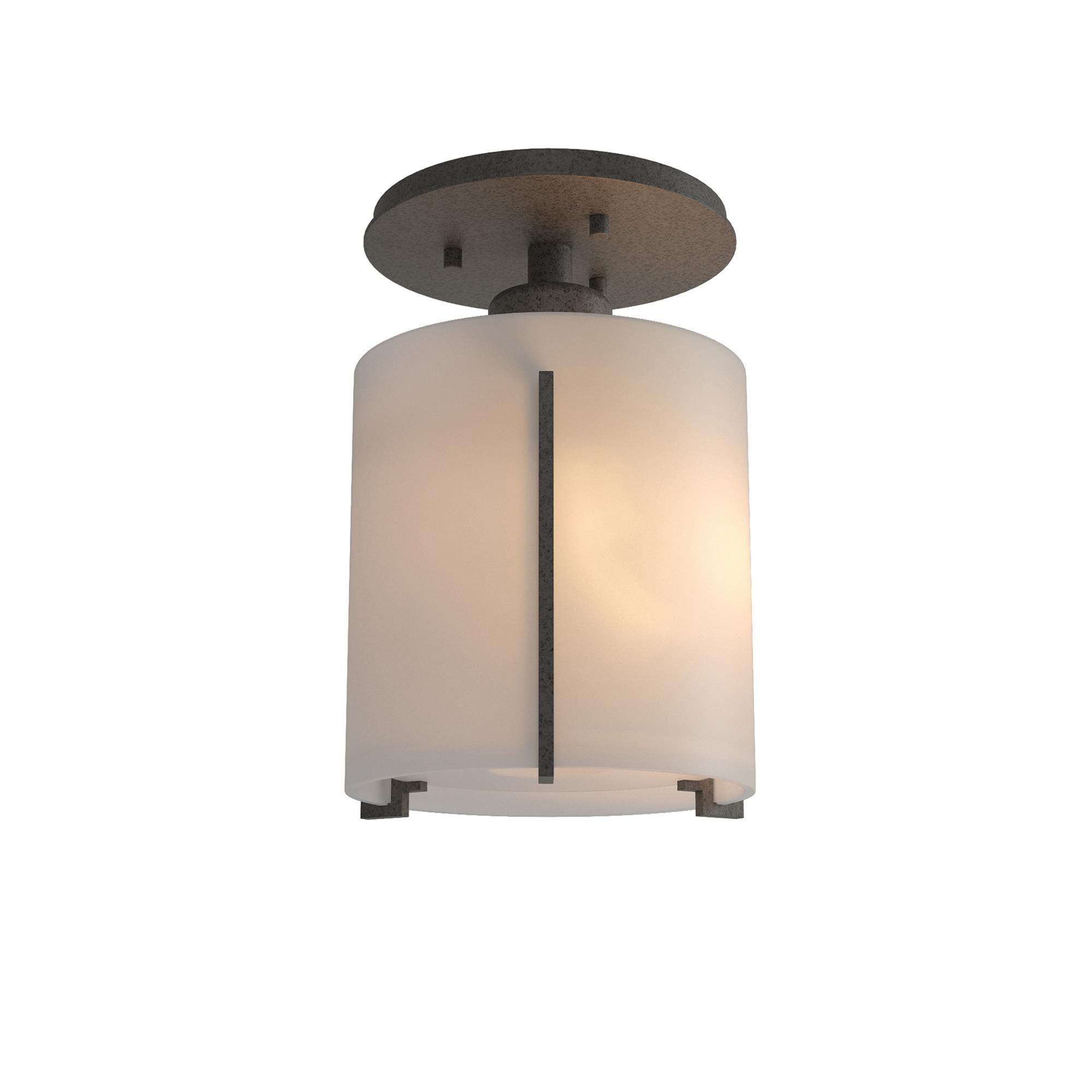 Exos 6 Inch 1 Light Semi Flush Mount by Hubbardton Forge