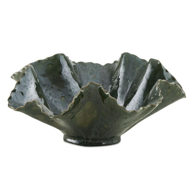 Grace Feyock Verdant Bloom 15 Inch Bowl by Uttermost