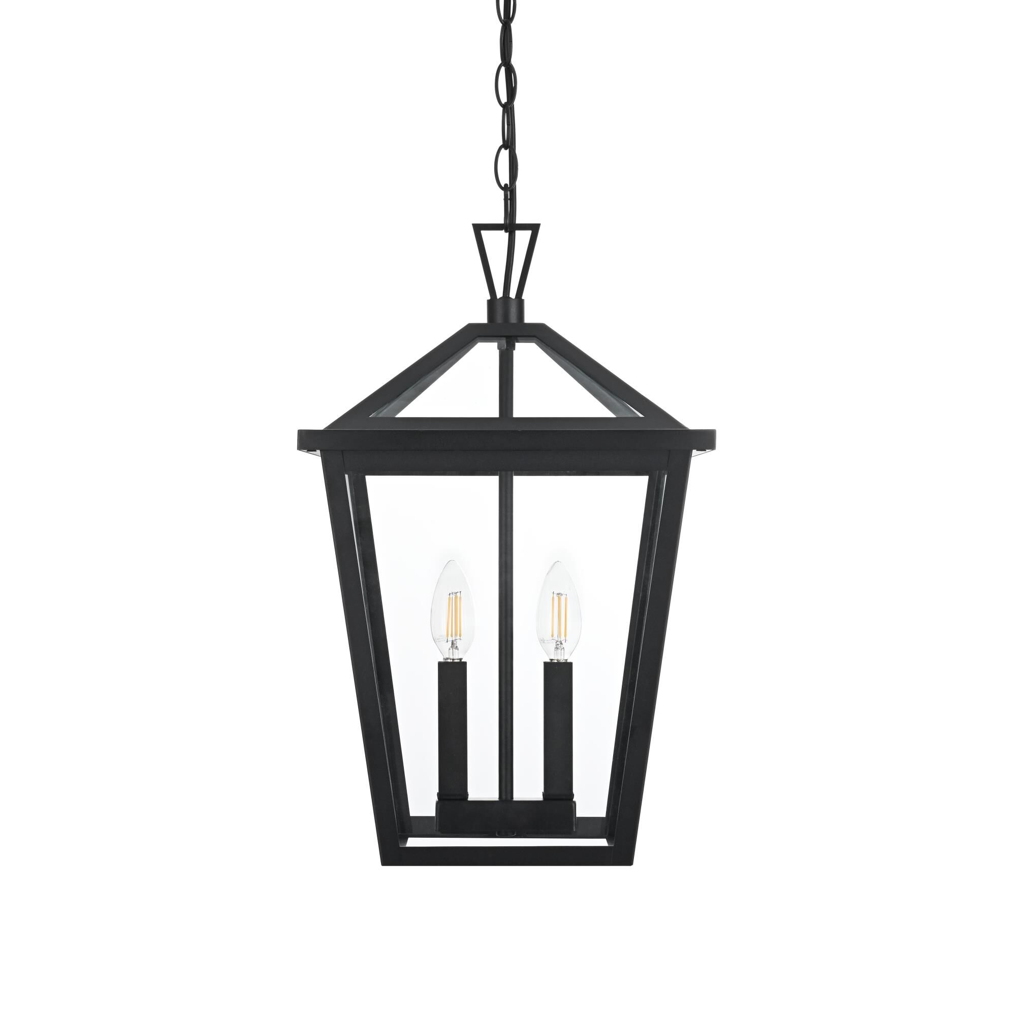 Frankford 12 Inch Outdoor Hanging Lantern by Elegant Lighting