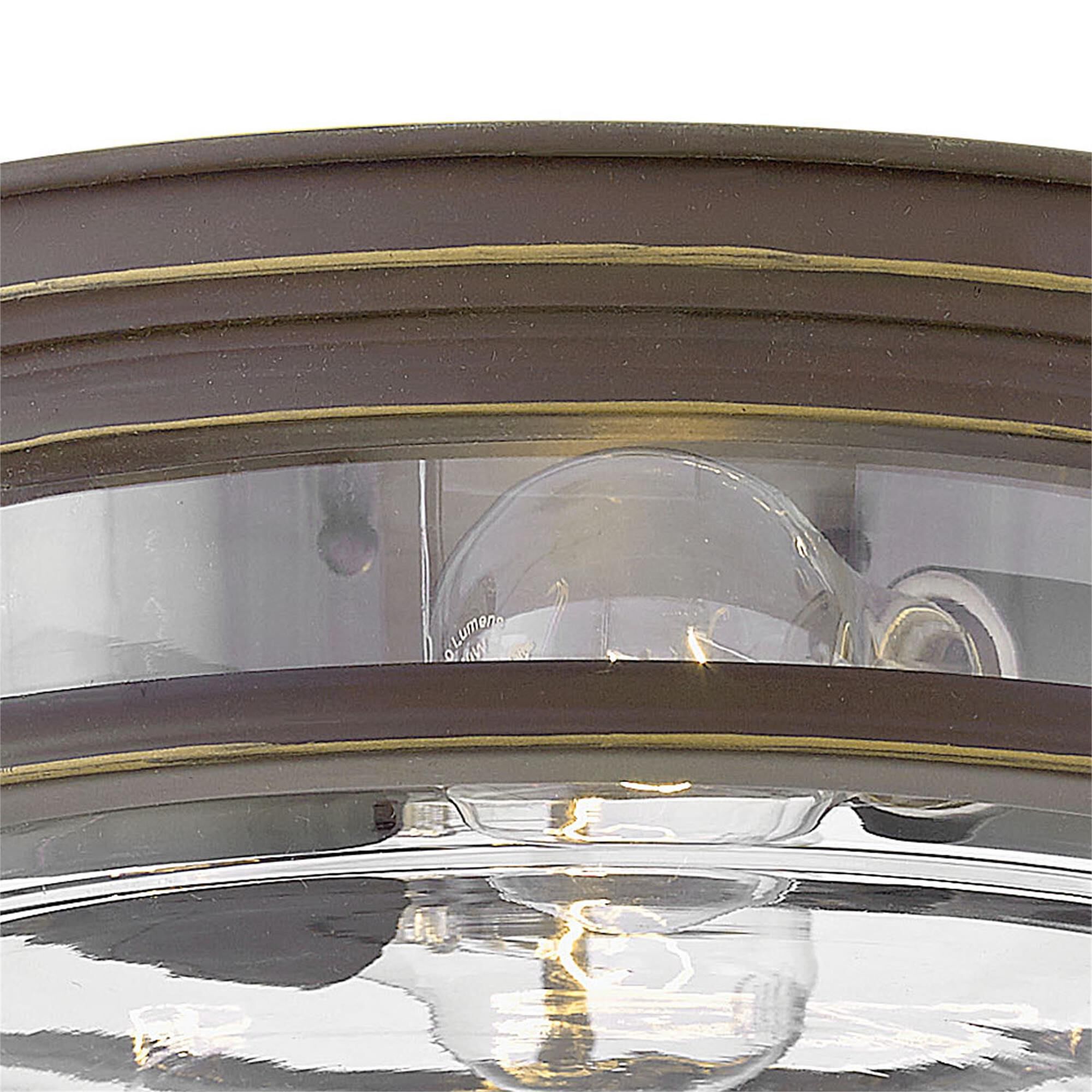 Hadley 12 Inch 2 Light Flush Mount,