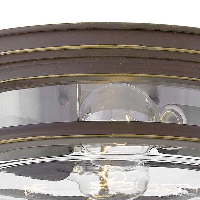 Hadley 12 Inch 2 Light Flush Mount by Hinkley