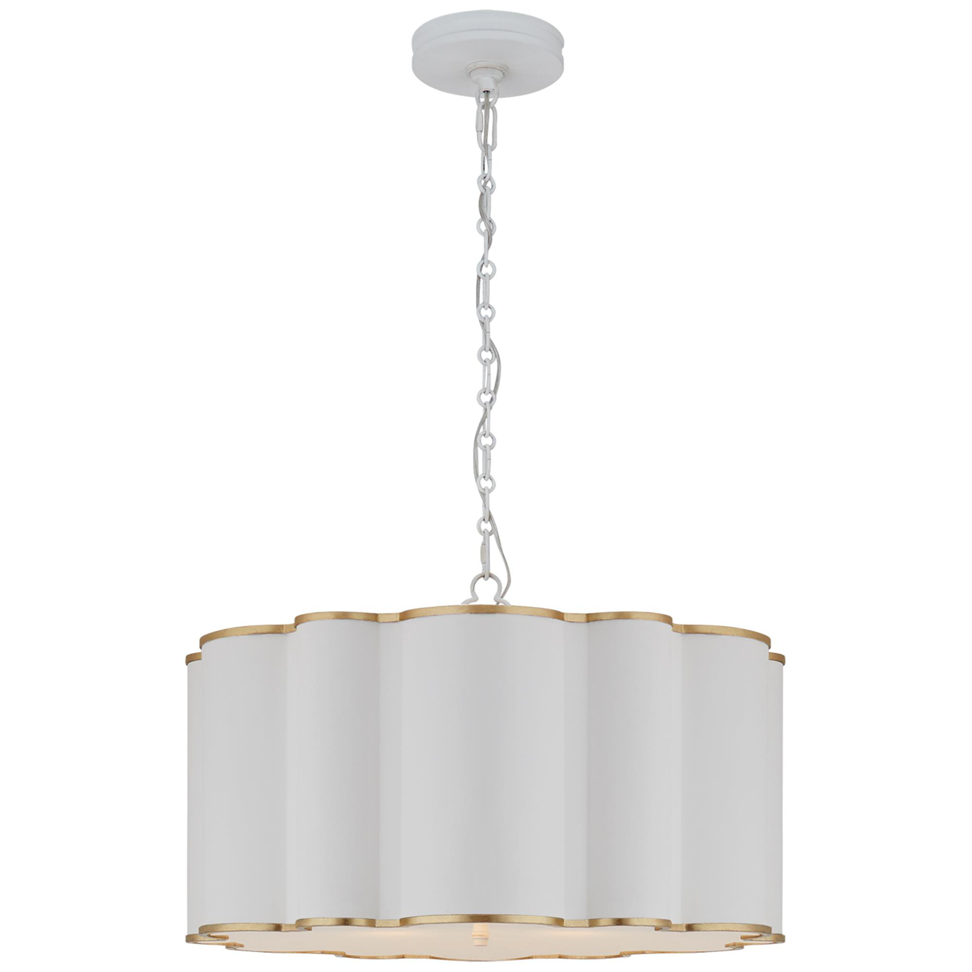 Shown in White With Gild finish and No Glass  glass and NO Shade  shade