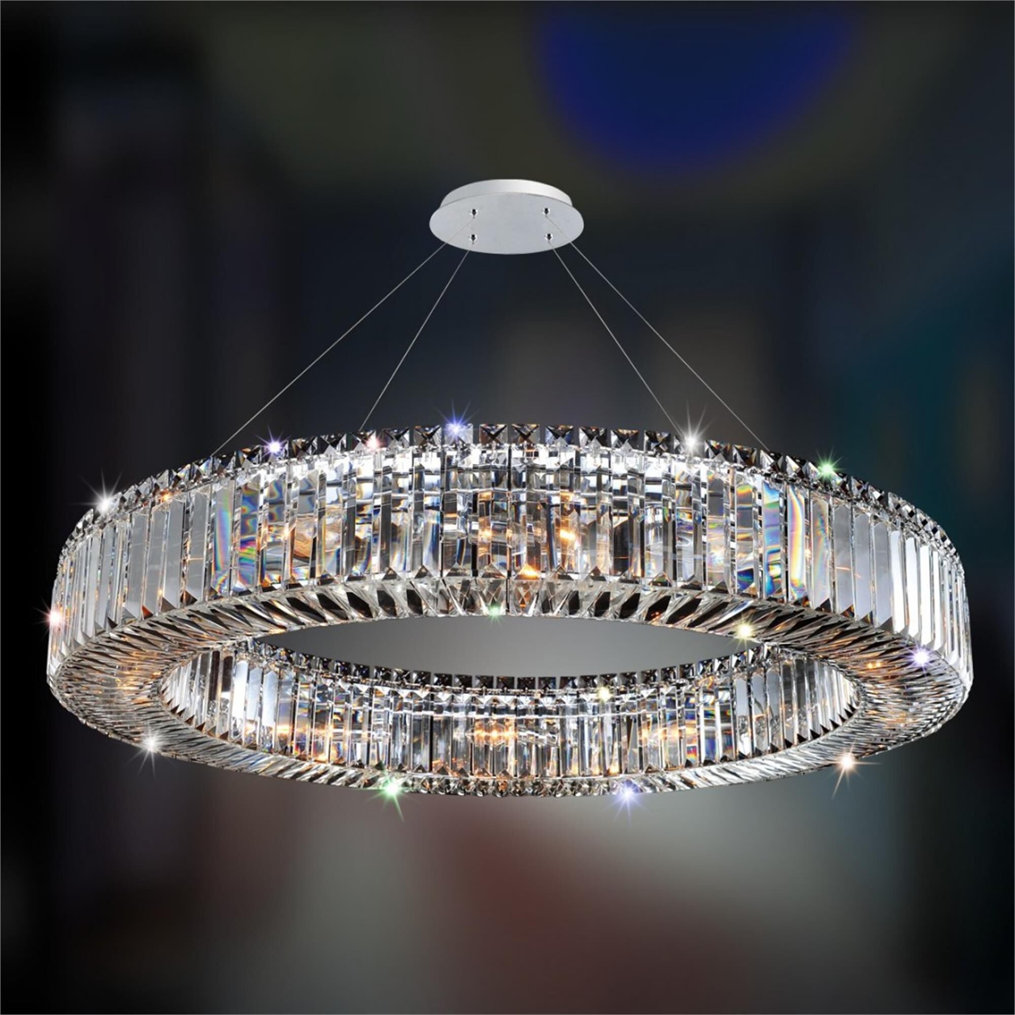 Rondelle 36 Inch Pendant Light,