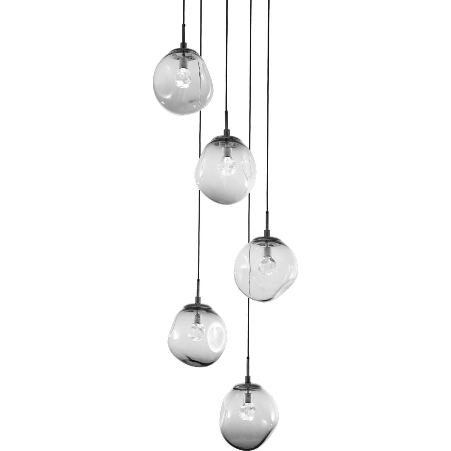 Levi Wilson Nebula 24 Inch 5 Light Multi Light Pendant by Hammerton Studio