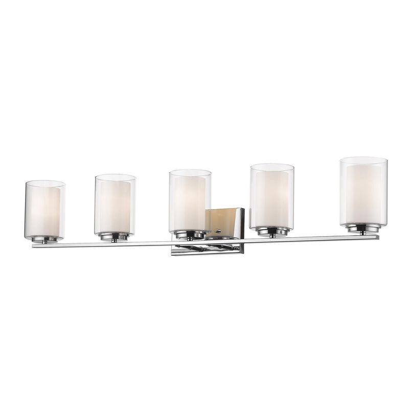 Willow 40 Inch 5 Light Bath Vanity Light by Z-Lite