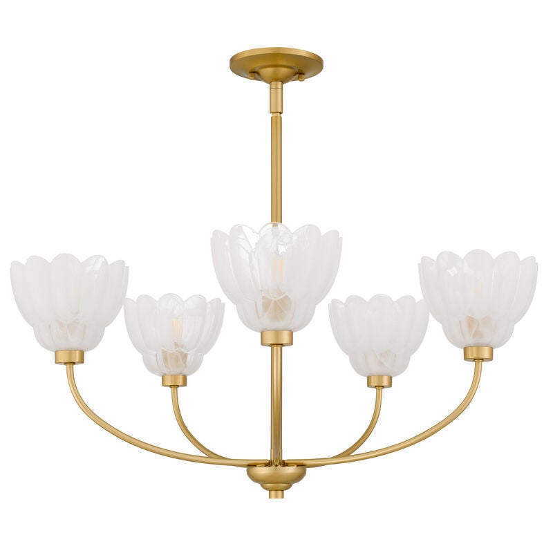 Whitecap 28 Inch 5 Light Chandelier by Quoizel