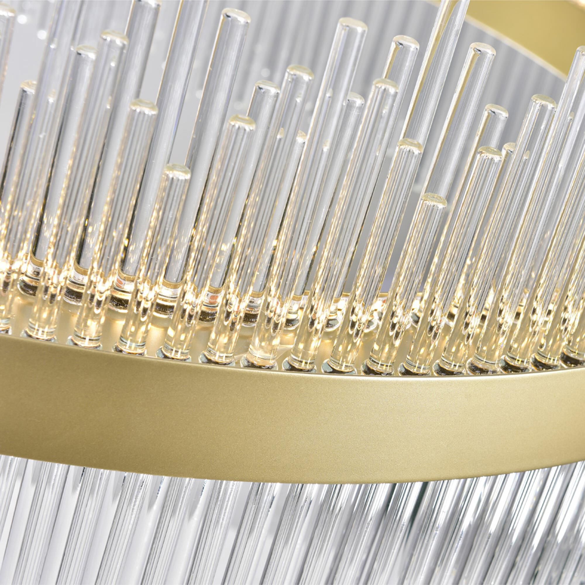 CWI Lighting Genevieve 47 Inch LED Linear Suspension Light