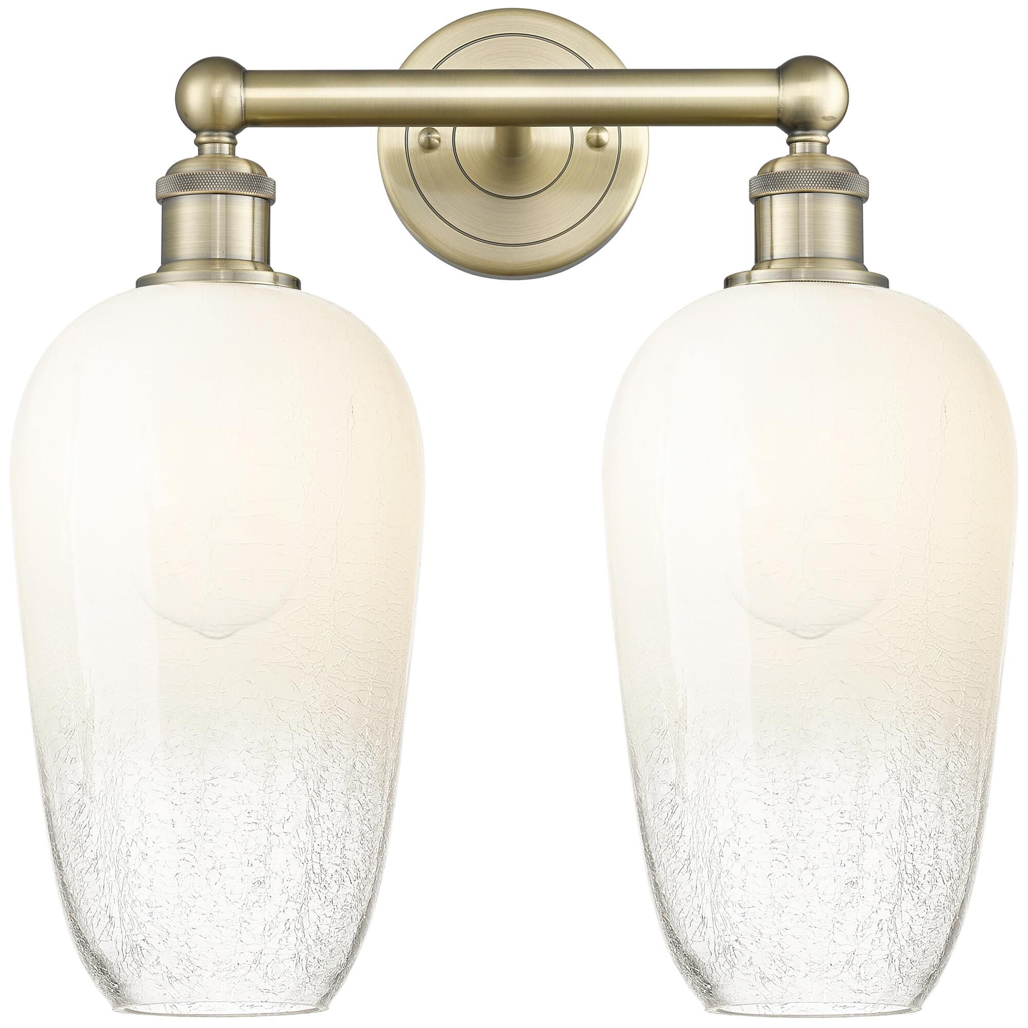 Shown in Antique Brass finish and Opal glass