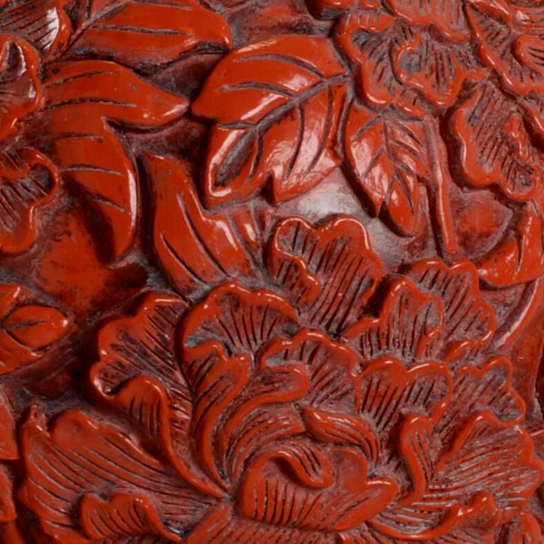 Shown in Chinese Red - Composite finish and Black shade