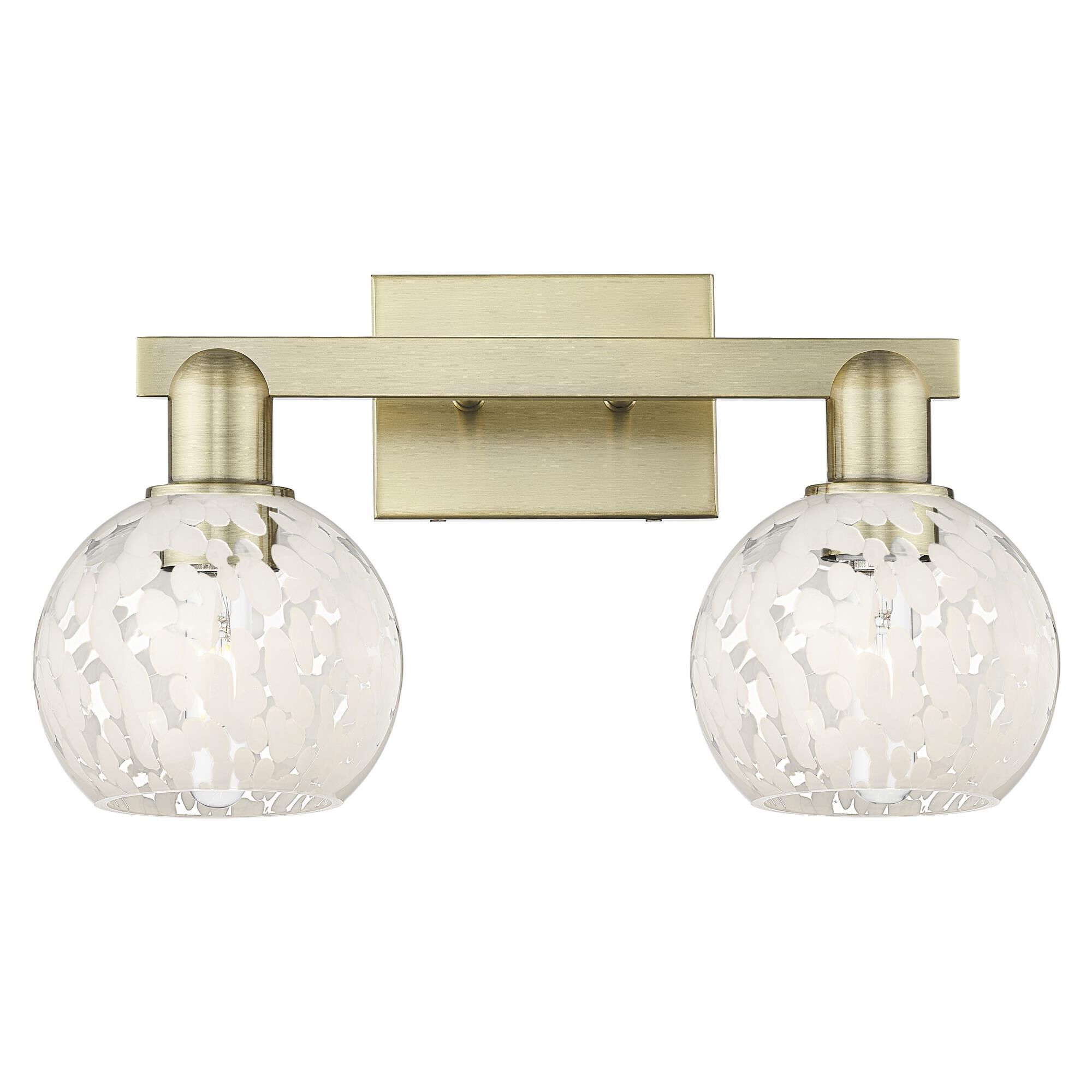 Bruno Marashlian White Mouchette 17 Inch Bath Vanity Light by Innovations Lighting