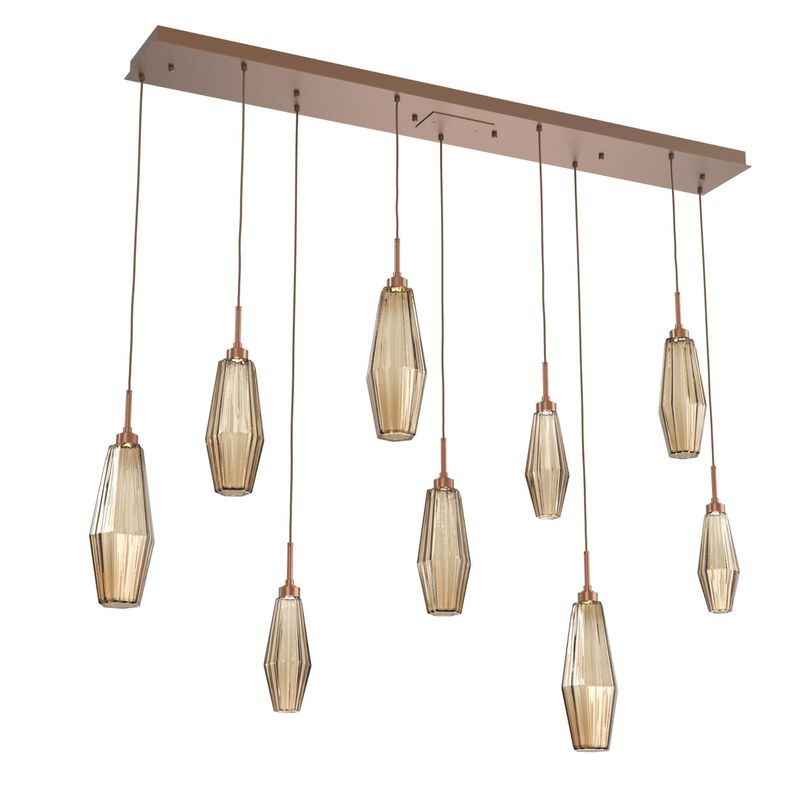 Aalto 64 Inch 9 Light LED Linear Suspension Light by Hammerton Studio