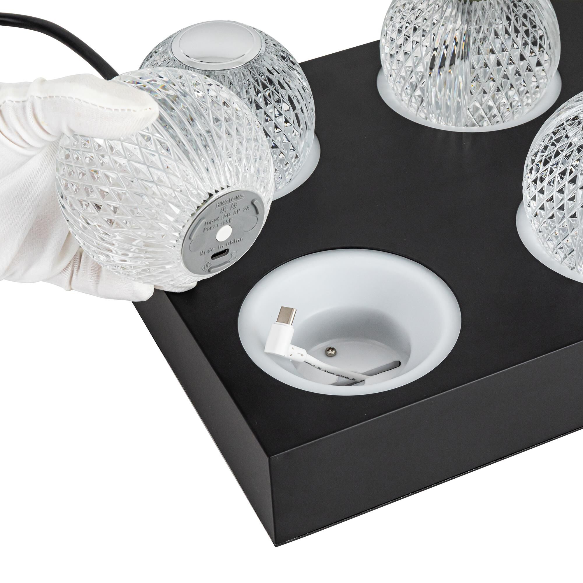 Shown in Black finish