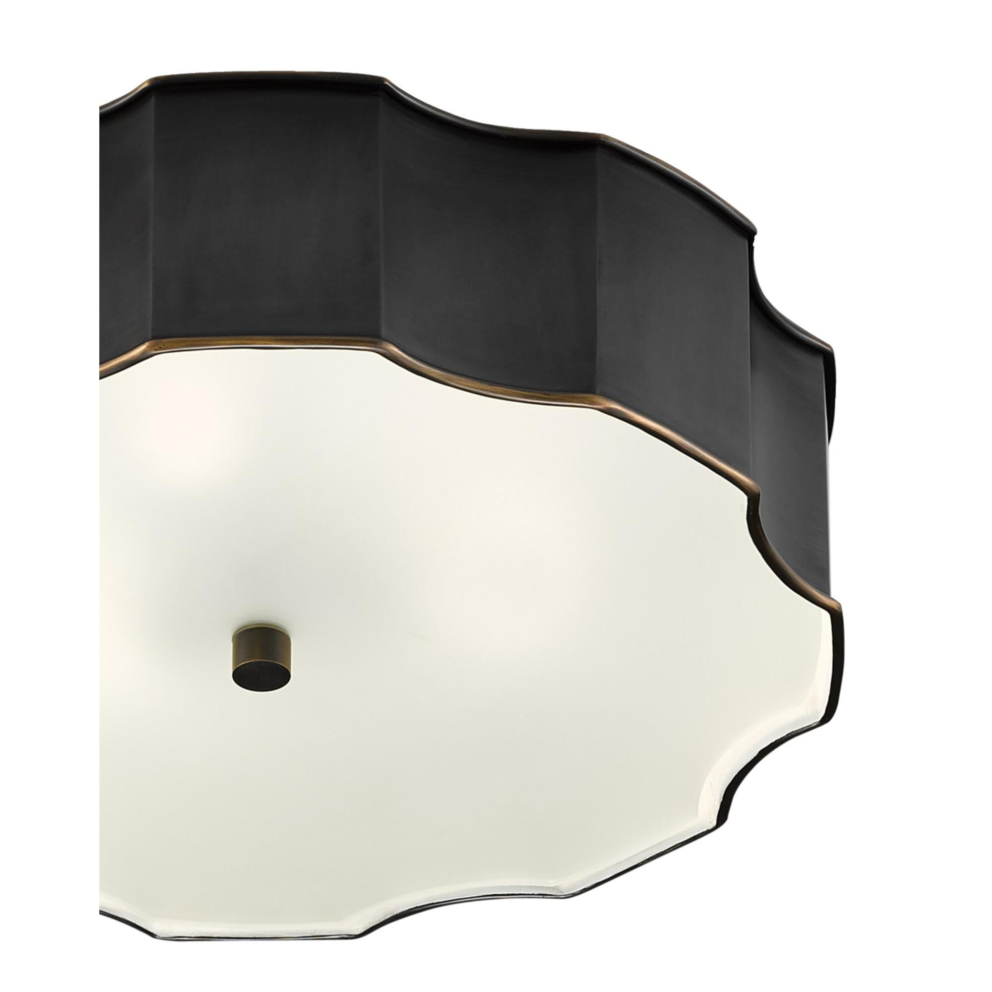20 Inch 3 Light Flush Mount,