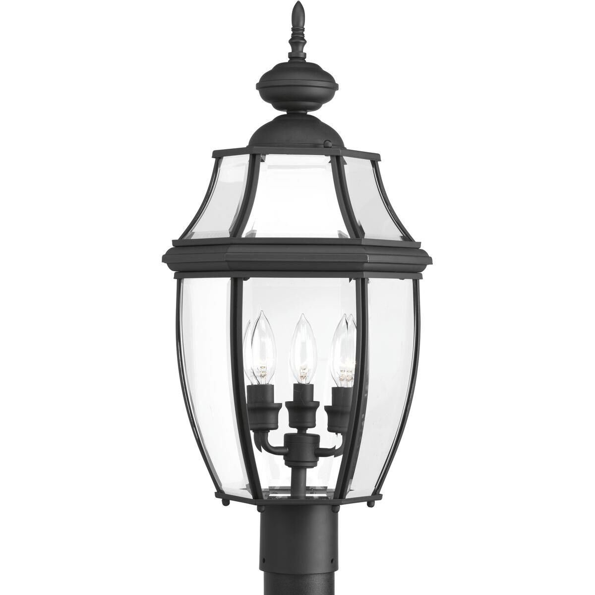 New Haven 23 Inch Tall 3 Light Outdoor Post Lamp by Progress Lighting