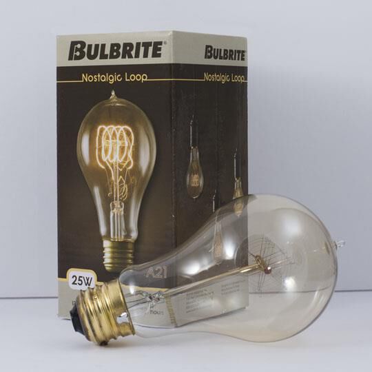 25 Watt 2700K A21 Vintage Light Bulb,