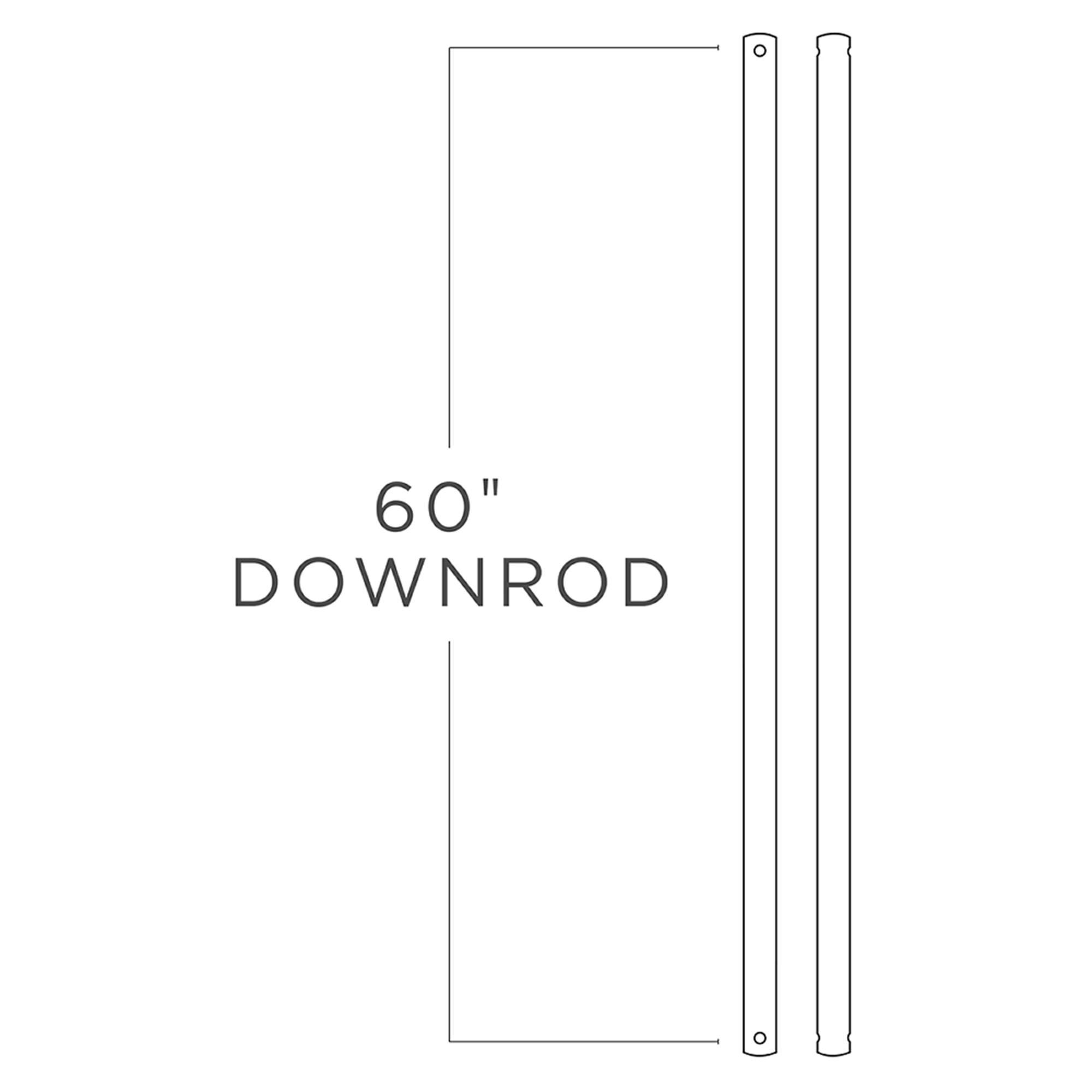 Universal 60 Inch Fan Downrod,