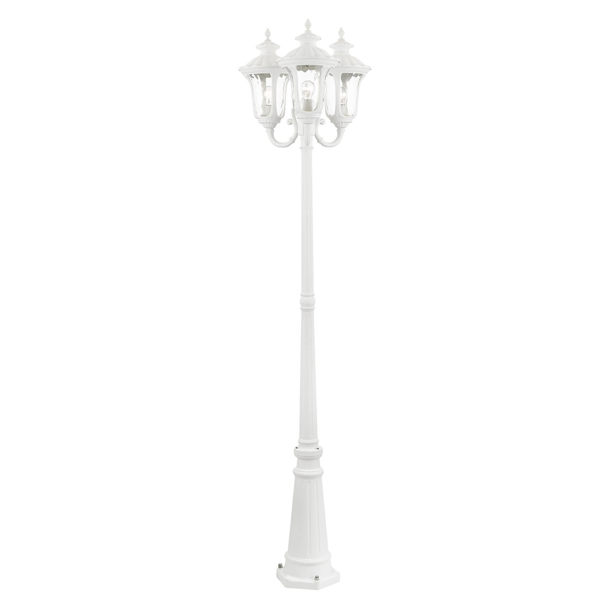 Oxford 87 Inch Tall 3 Light Outdoor Post Lamp by Livex Lighting