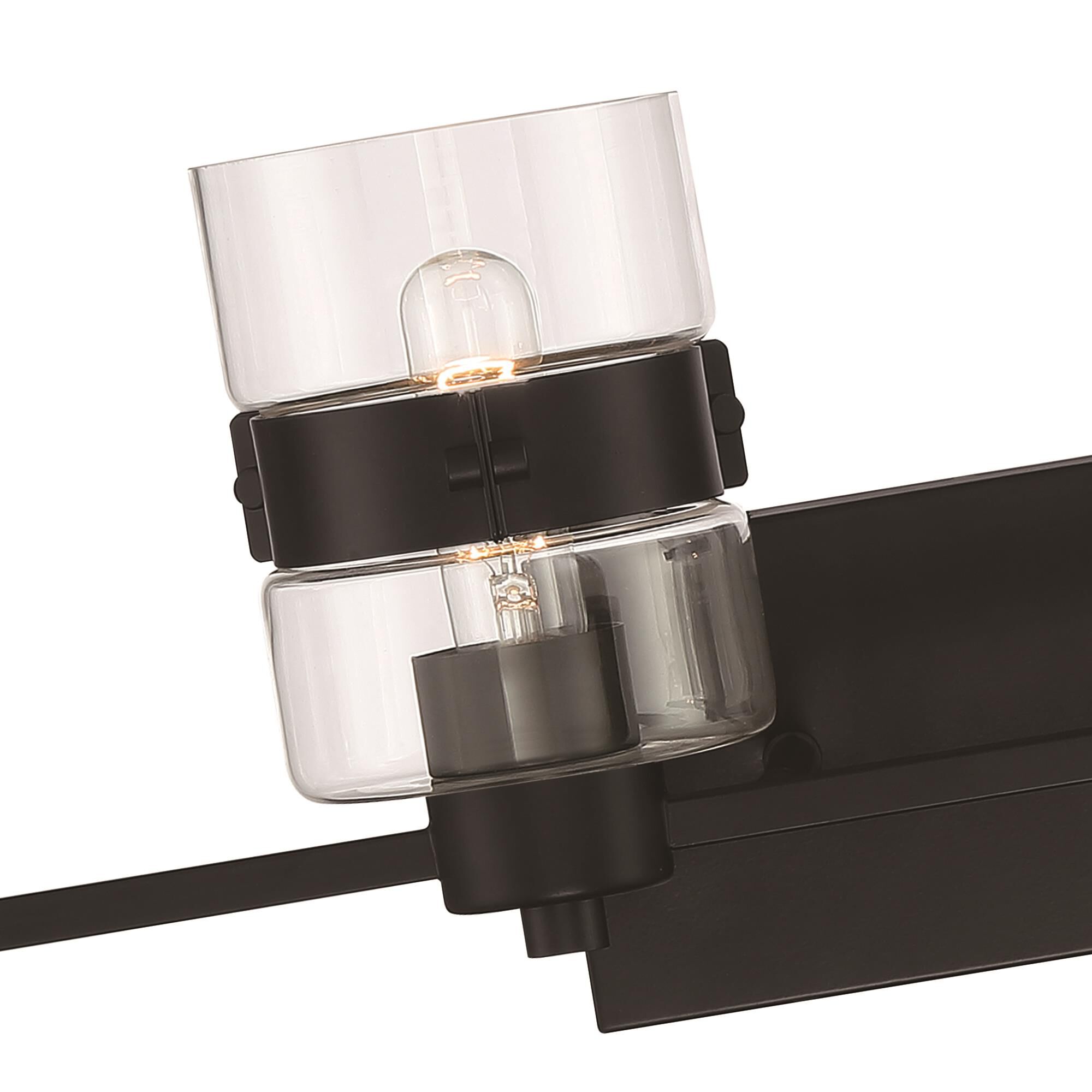 Midnight La 33 Inch 4 Light Bath Vanity Light by Designers Fountain