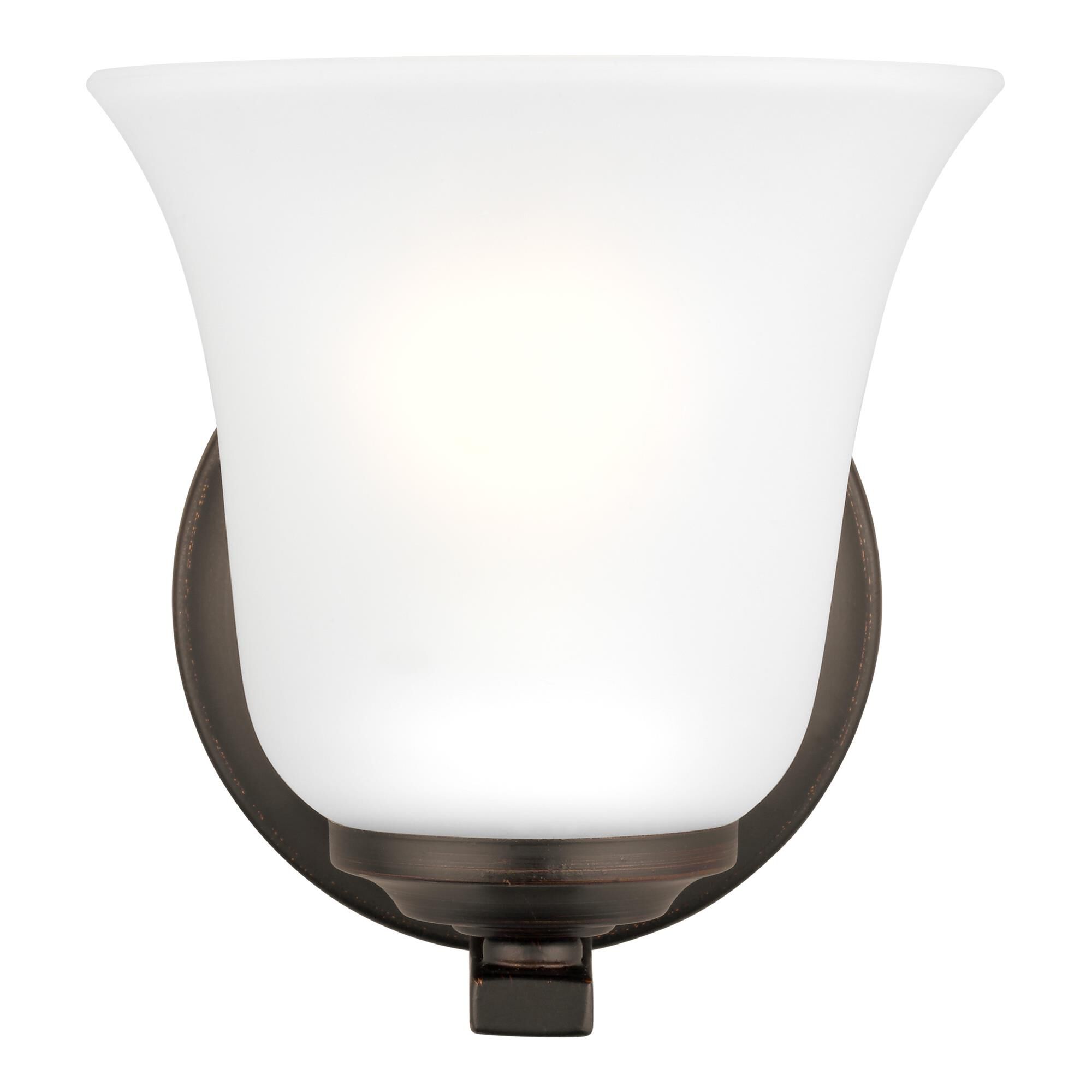 Shown in Bronze finish and Satin Etched glass and Satin Etched Glass shade