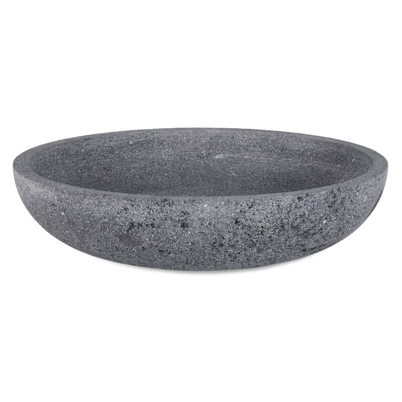 Osvaldo Mendoza Ashen 16 Inch Bowl by Uttermost