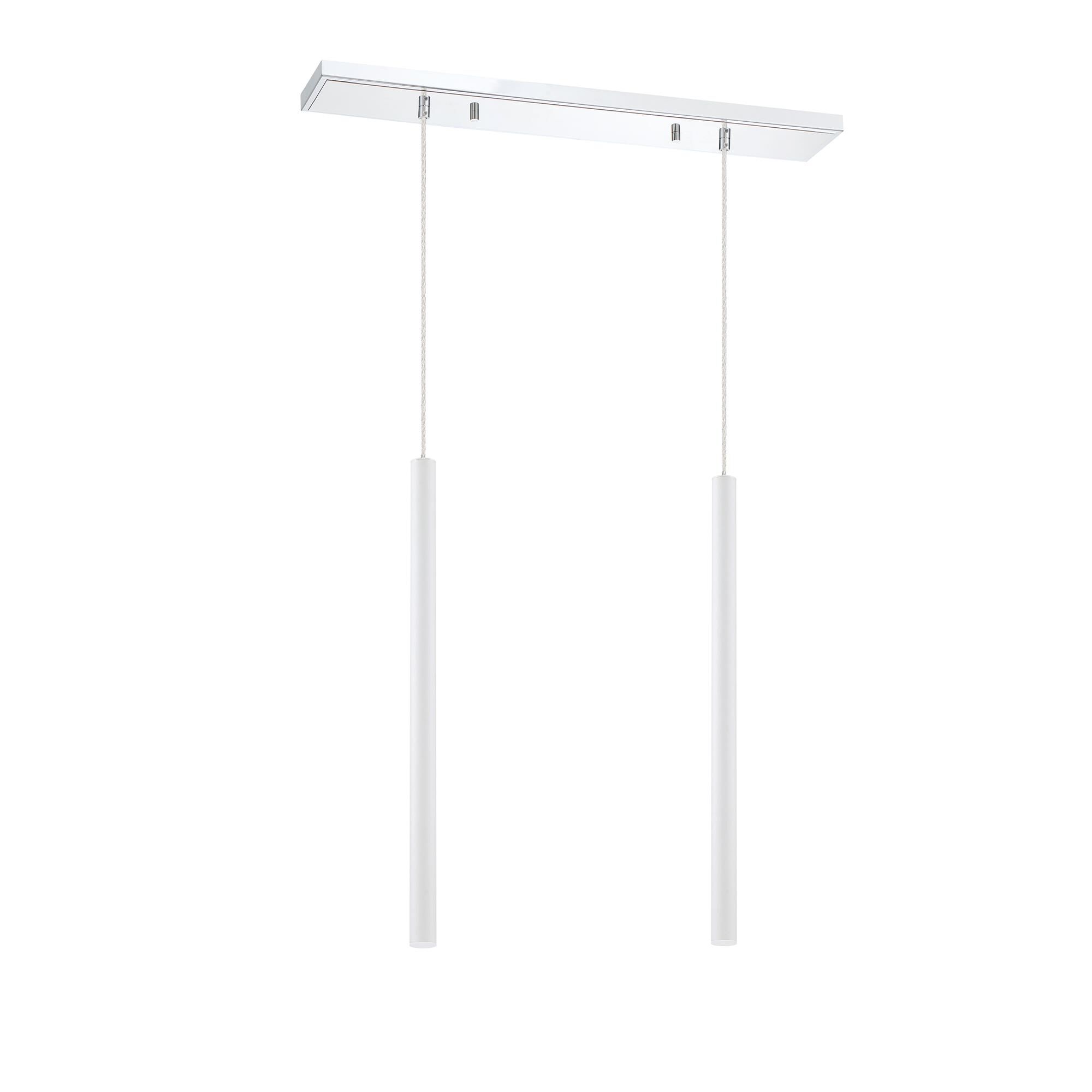 Shown in Chrome finish and Steel glass and Steel shade