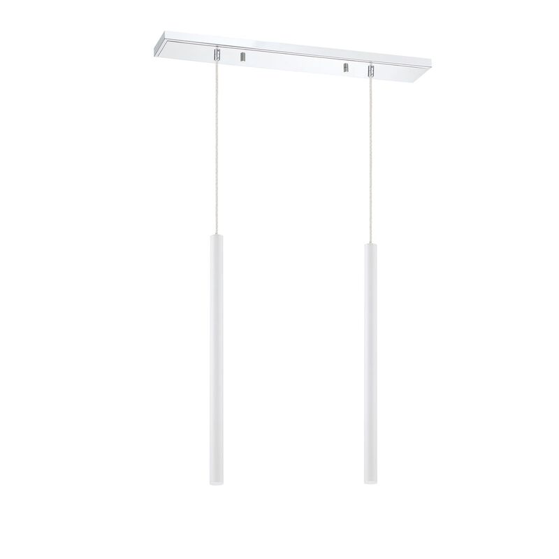 Forest 30 Inch 2 Light LED Linear Suspension Light by Z-Lite