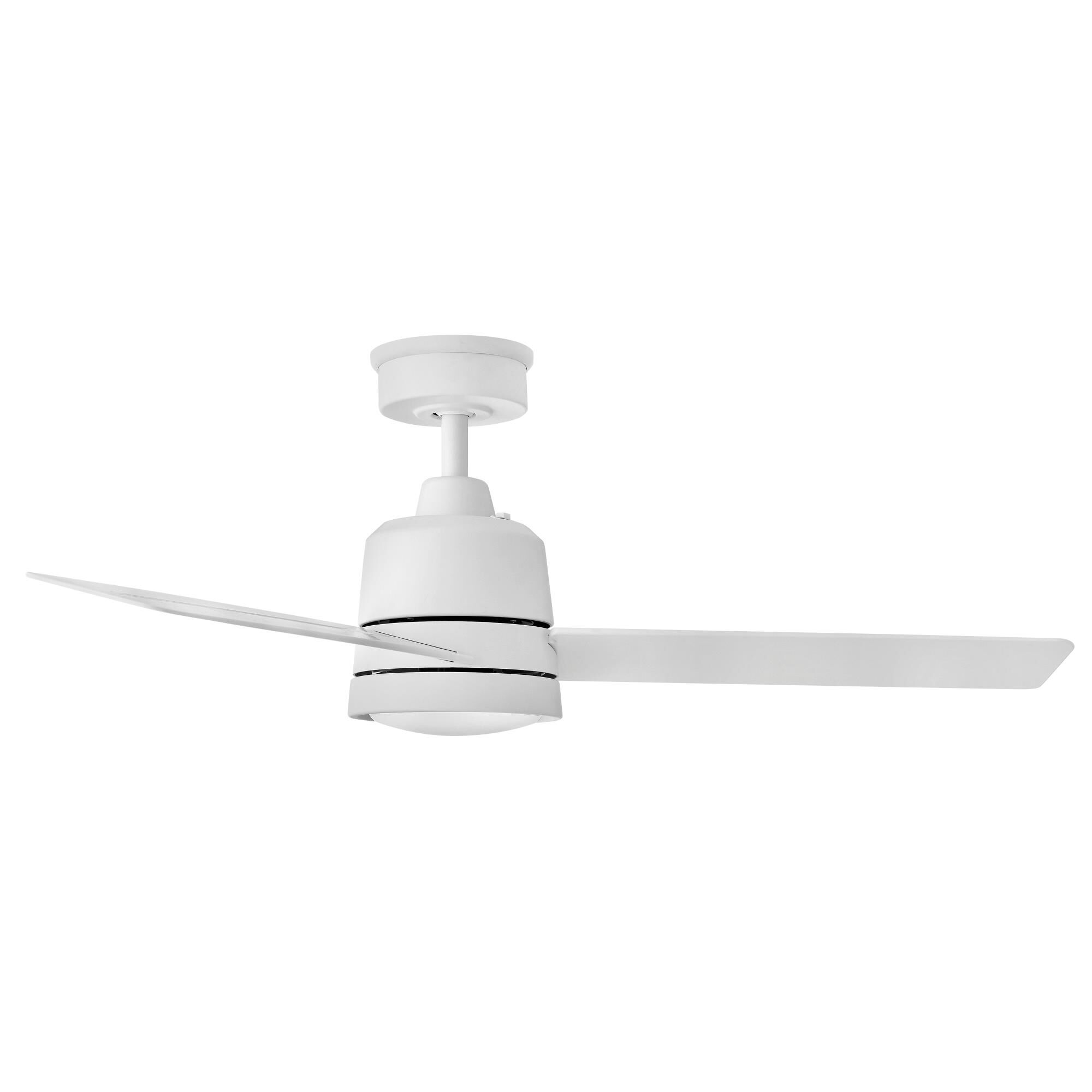 Shown in Matte White finish and White Frosted glass