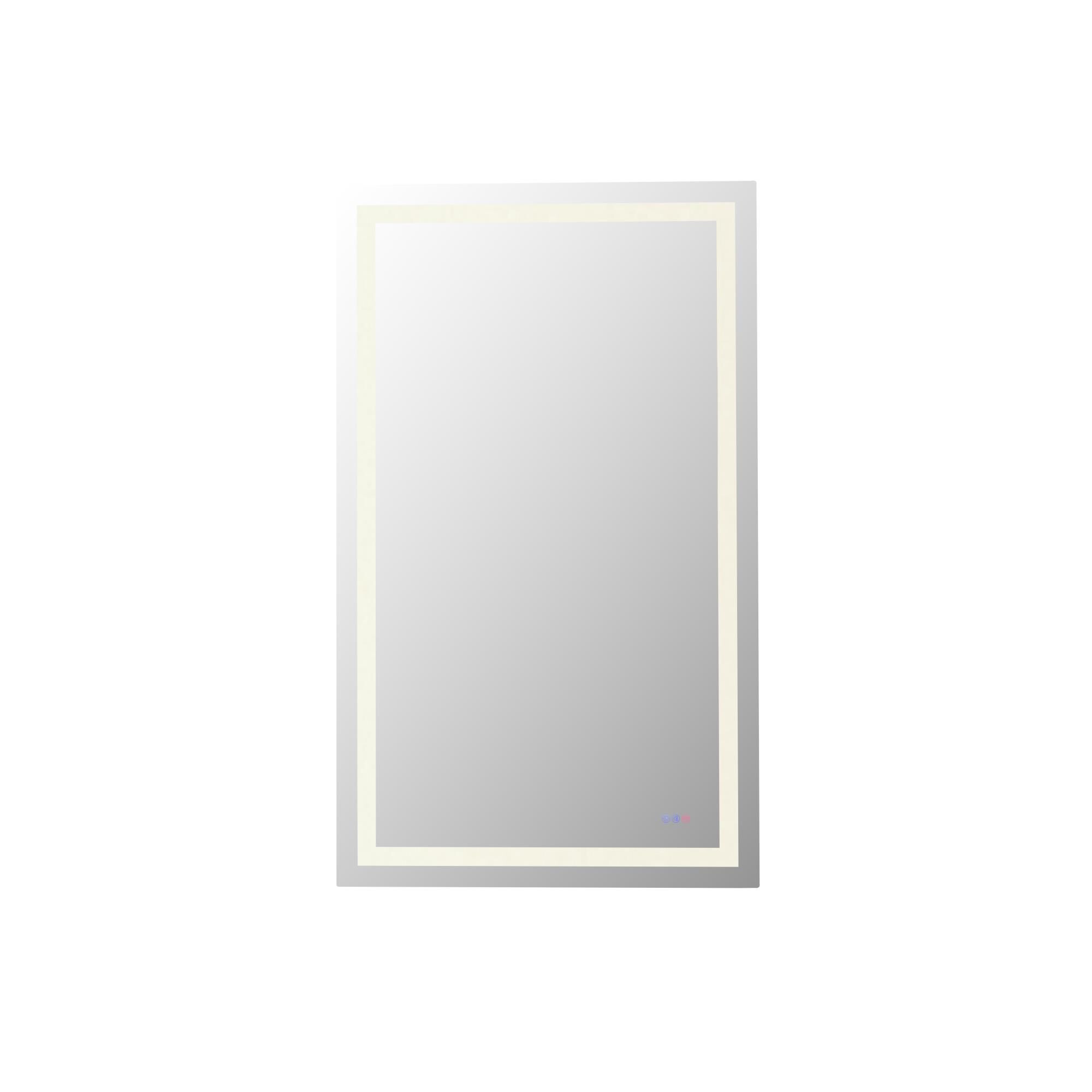 Riven 60 Inch LED Lighted Mirror by Elegant Dcor