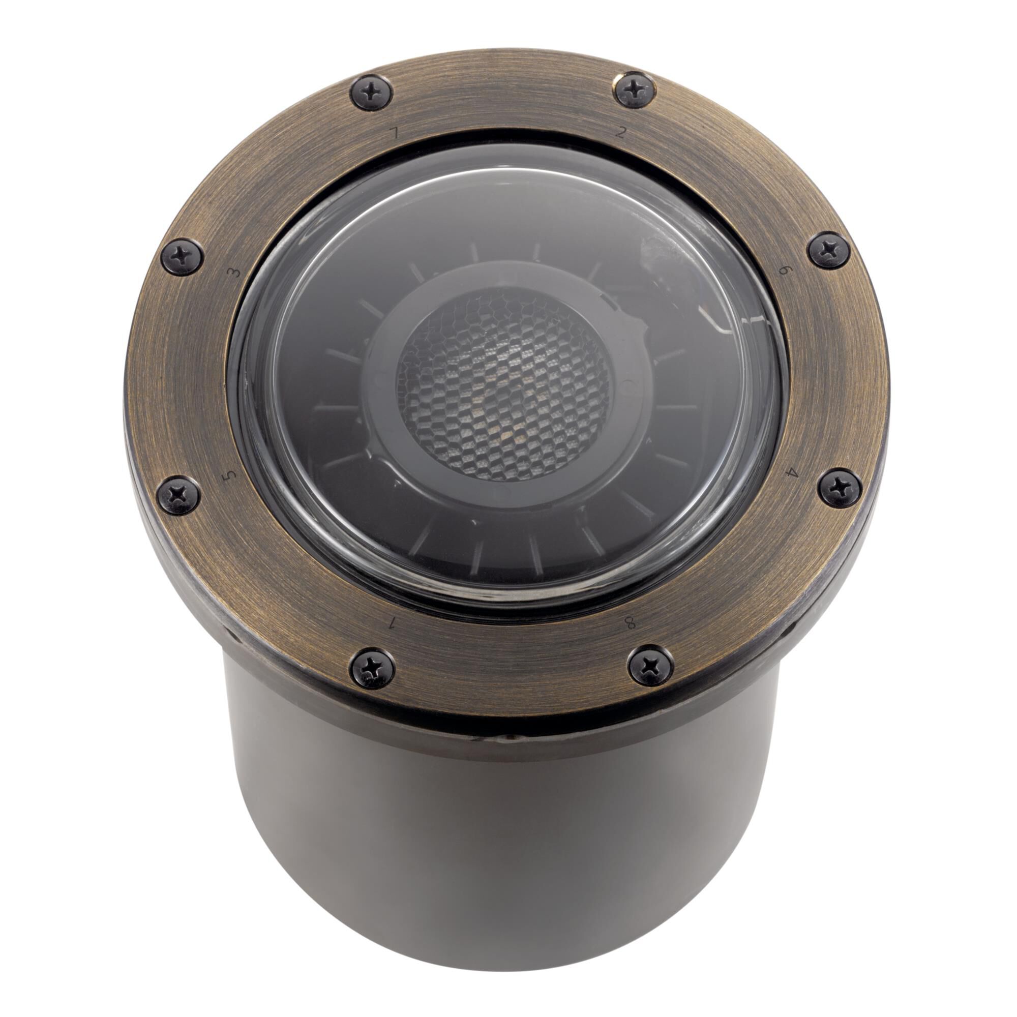 Shown in Centennial Brass finish and Clear glass