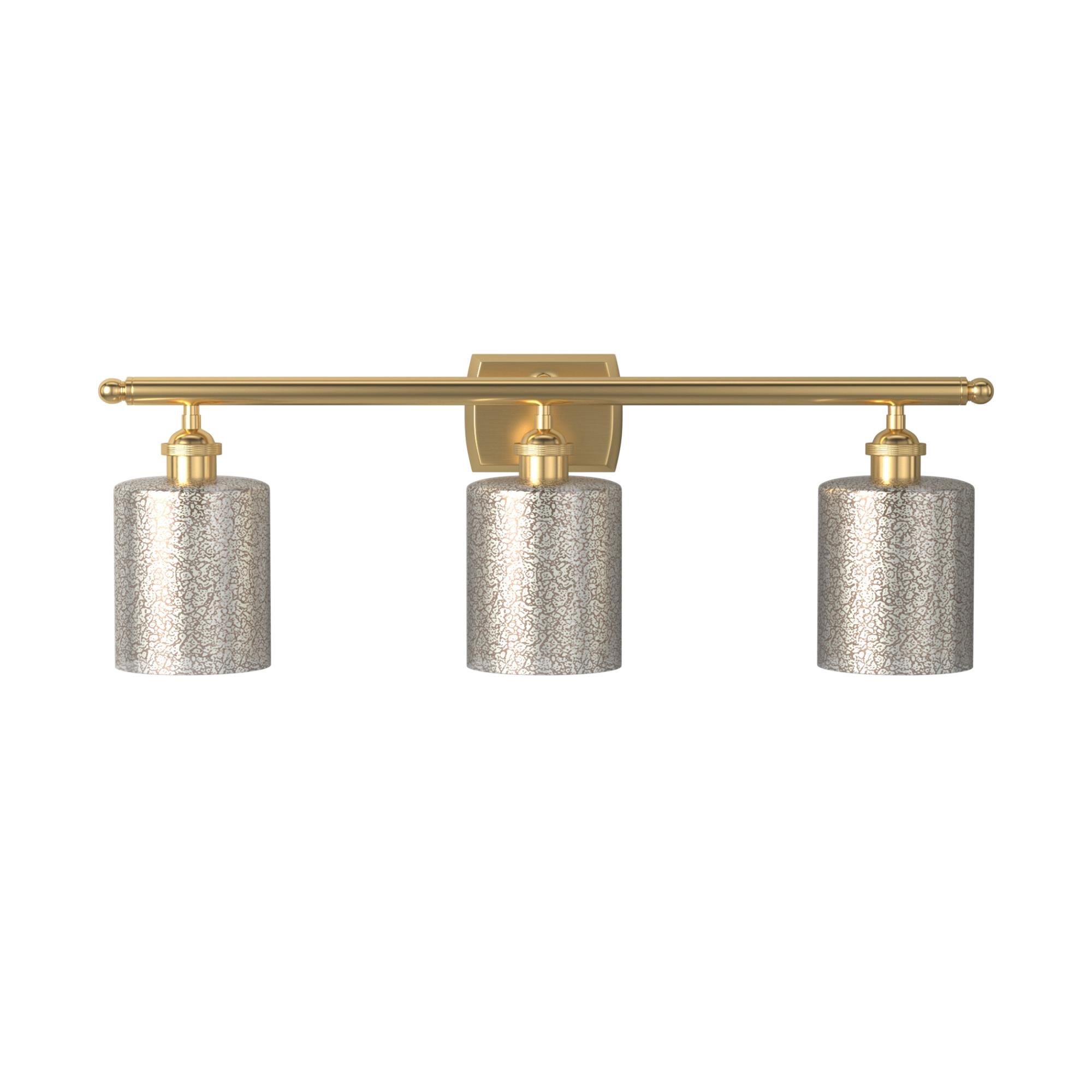 Shown in Satin Gold finish and Mercury CoSGleskill glass