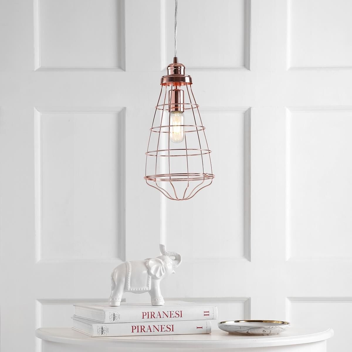 Safavieh Henni 7 Inch LED Cage Pendant