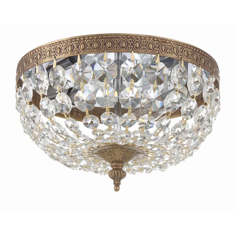 Ceiling 10 Inch 2 Light Semi Flush Mount by Crystorama
