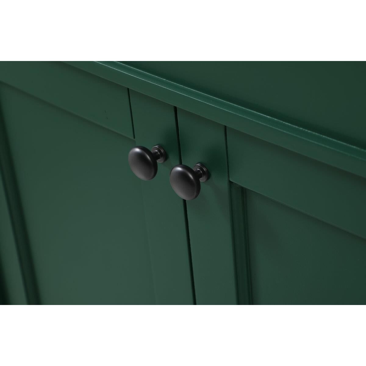 Shown in Green finish and No Backsplash accent