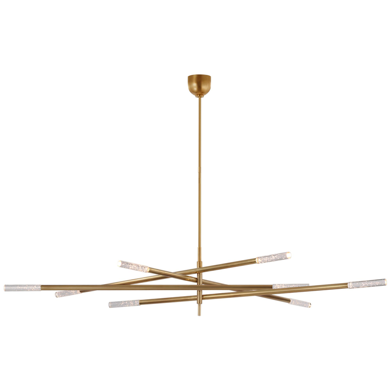 Visual Comfort Signature Collection Kelly Wearstler Rousseau 80 Inch LED Chandelier
