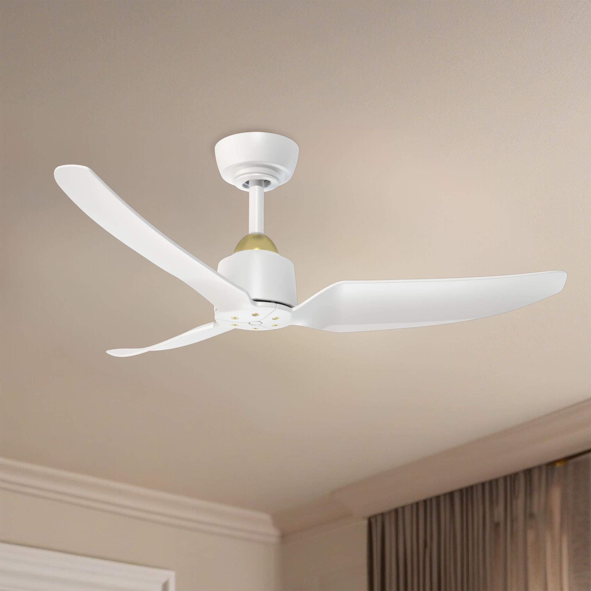 Hugo 42 Inch Flush Mount Fan with Light Kit,