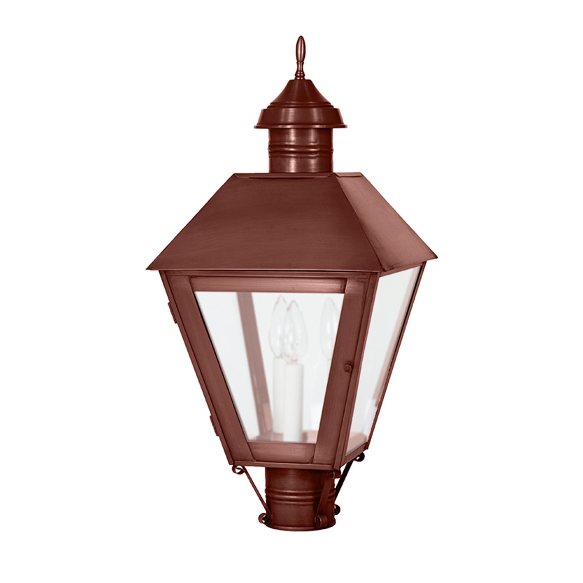 Boston 27 Inch 3 Light Outdoor Post Lamp,