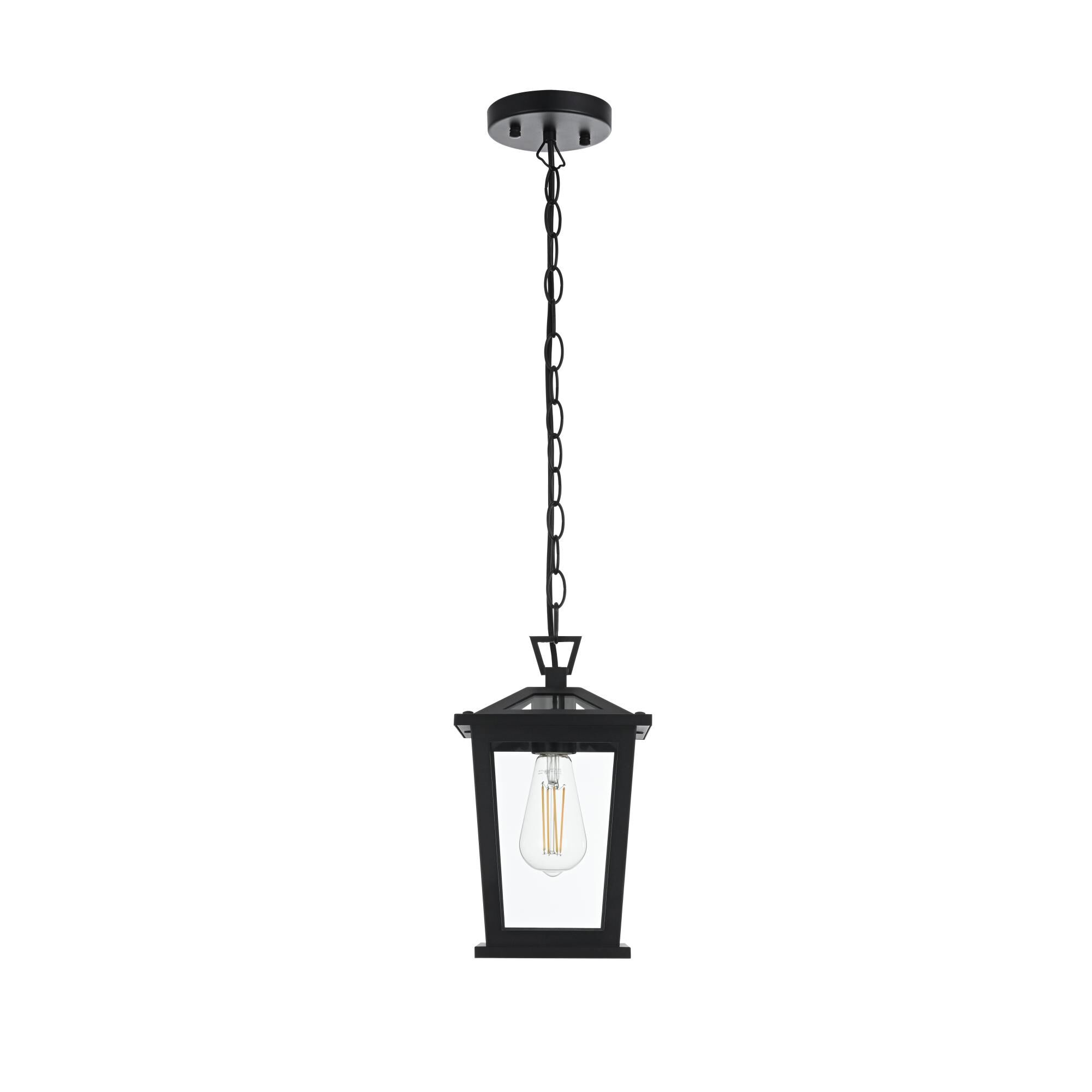 Cayman 7 Inch Outdoor Hanging Lantern by Elegant Lighting