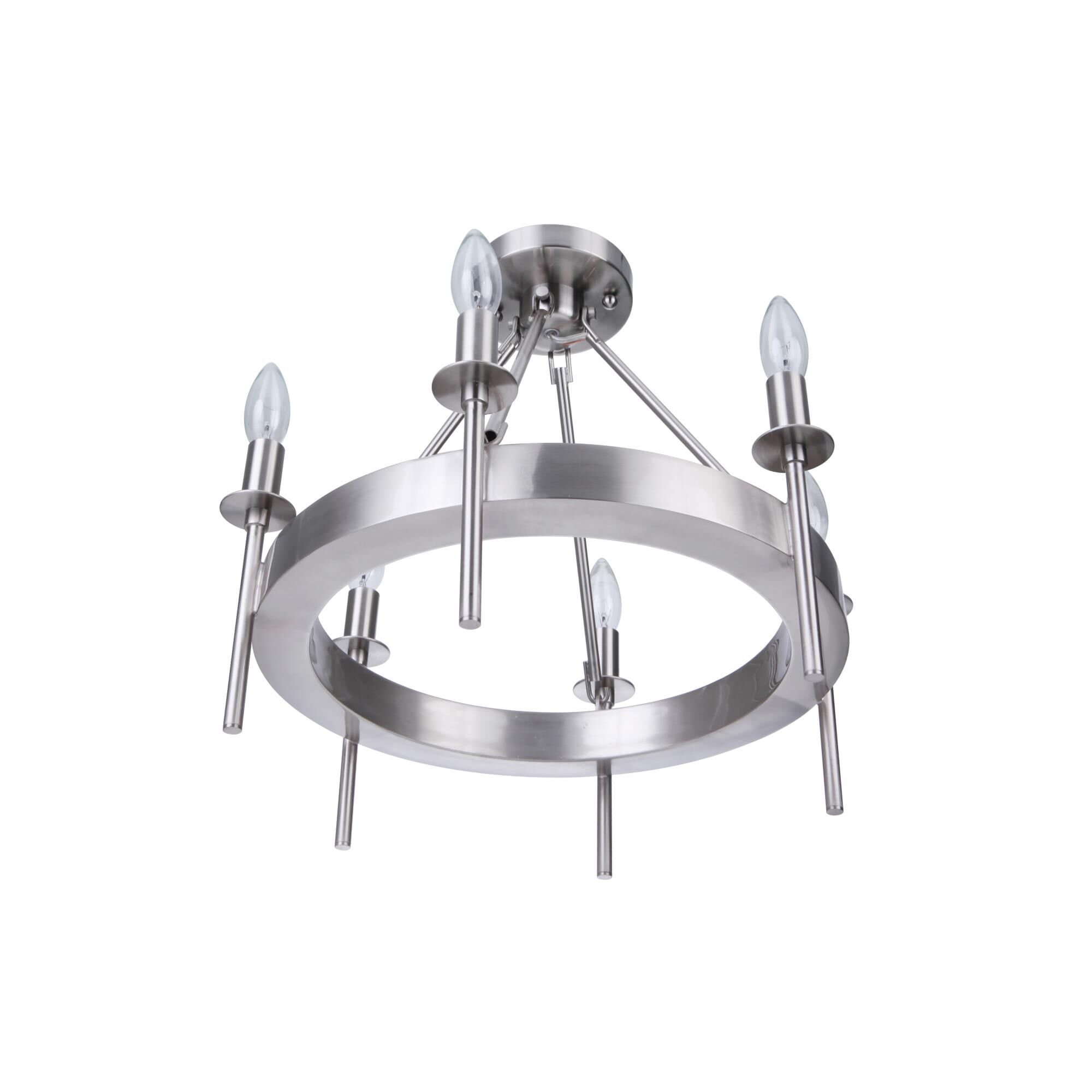 Shown in Brushed Polished Nickel finish