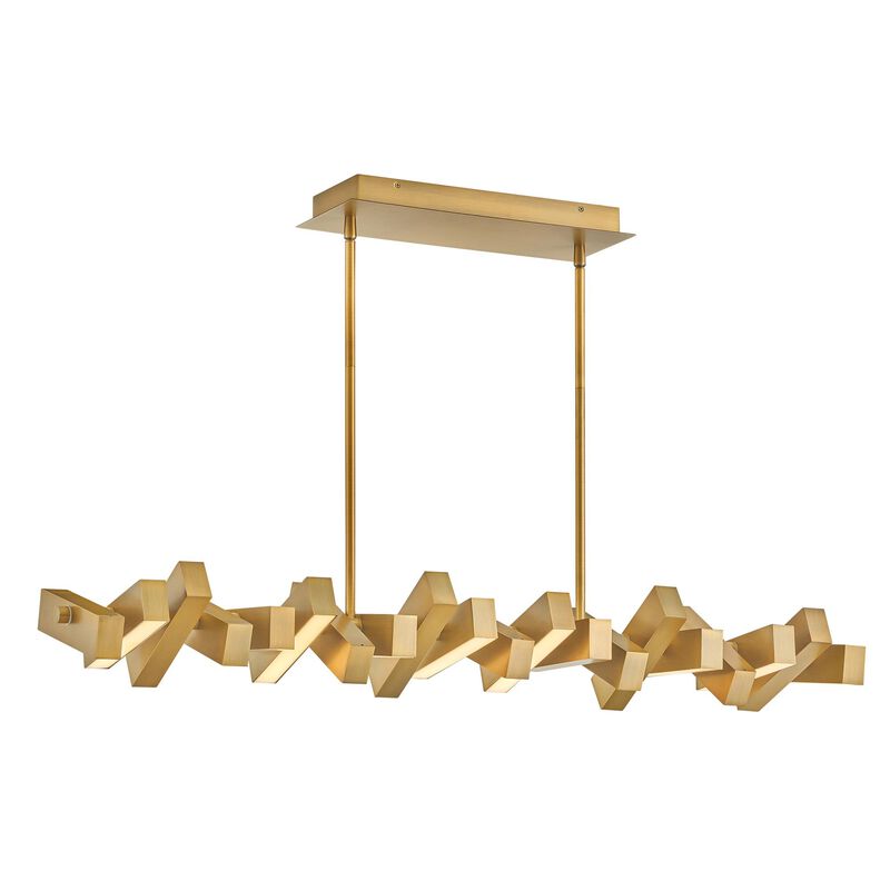 Stitch Medium Linear Chandelier by Fredrick Ramond