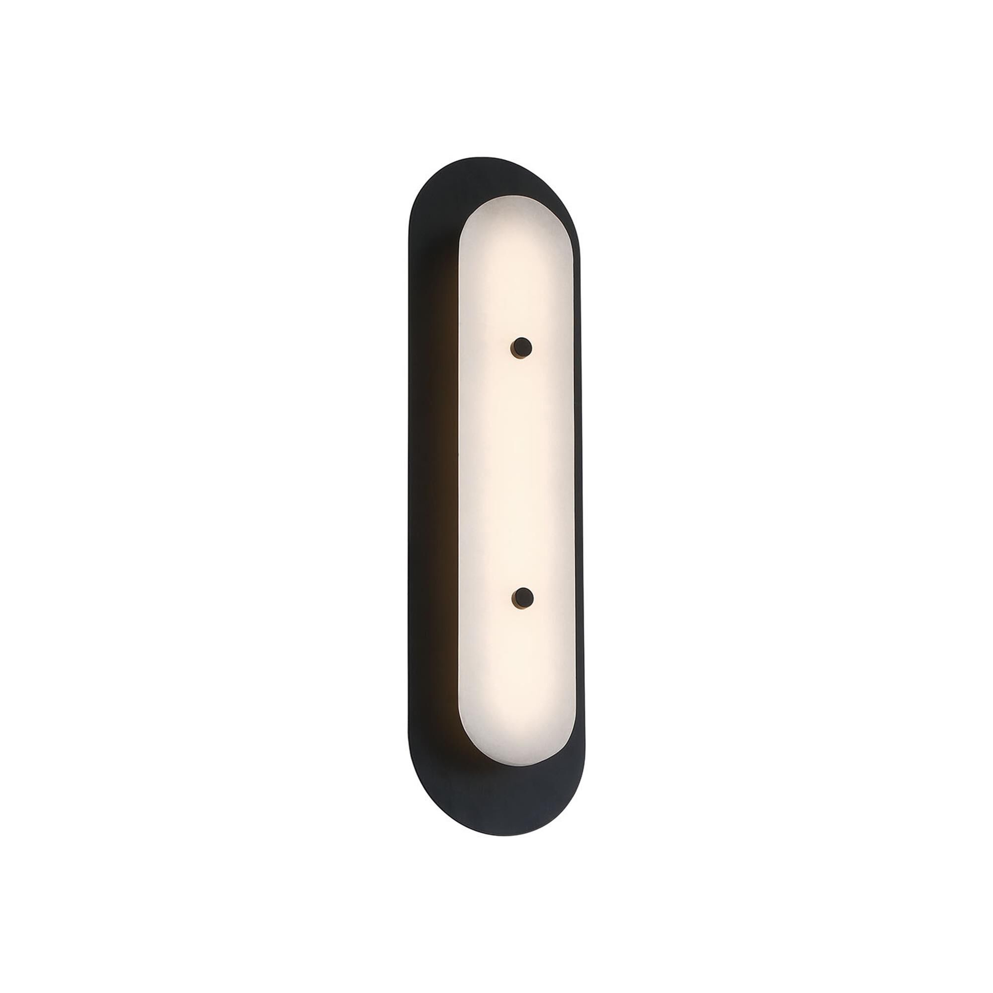 Shown in Black finish and Alabaster glass
