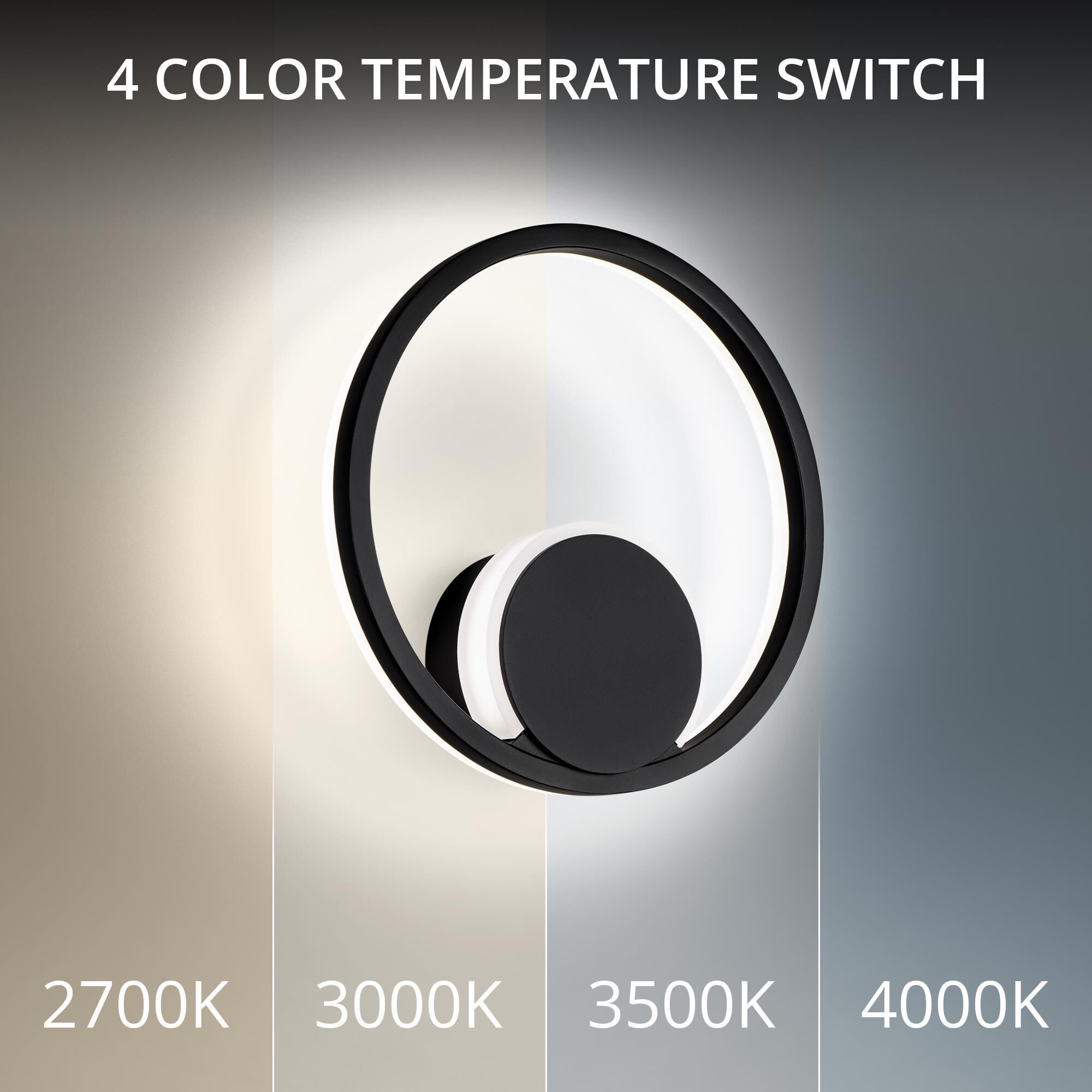 Shown in Black finish