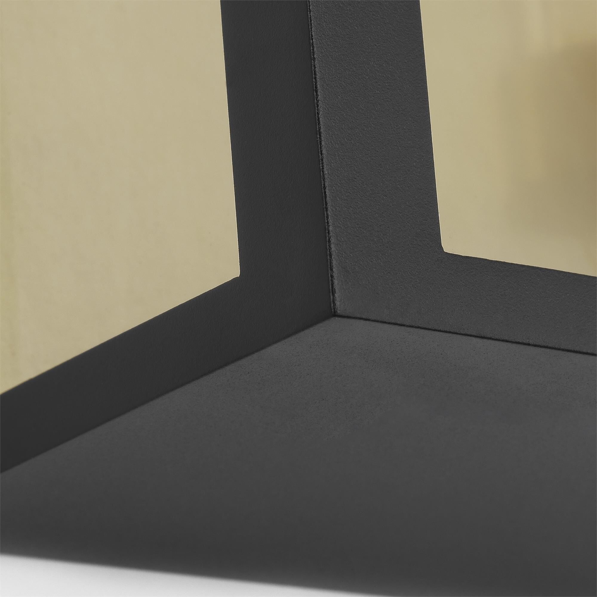 Shown in Outdoor Black finish and Clear glass