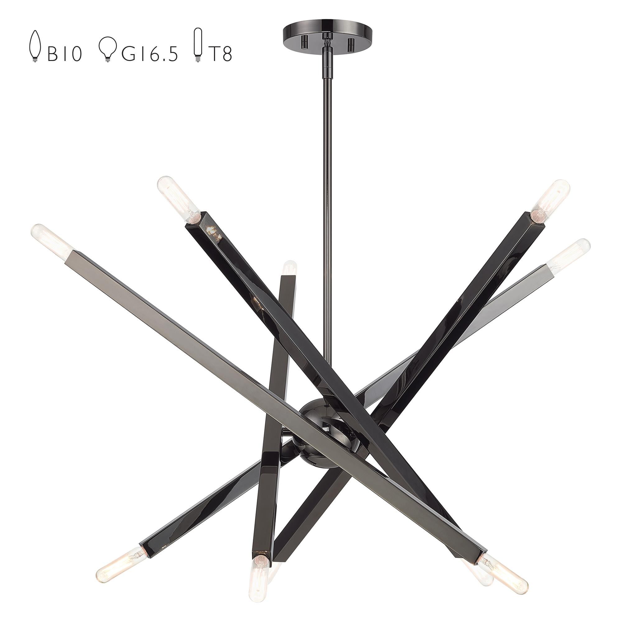 Monaco 32 Inch Chandelier by Livex Lighting