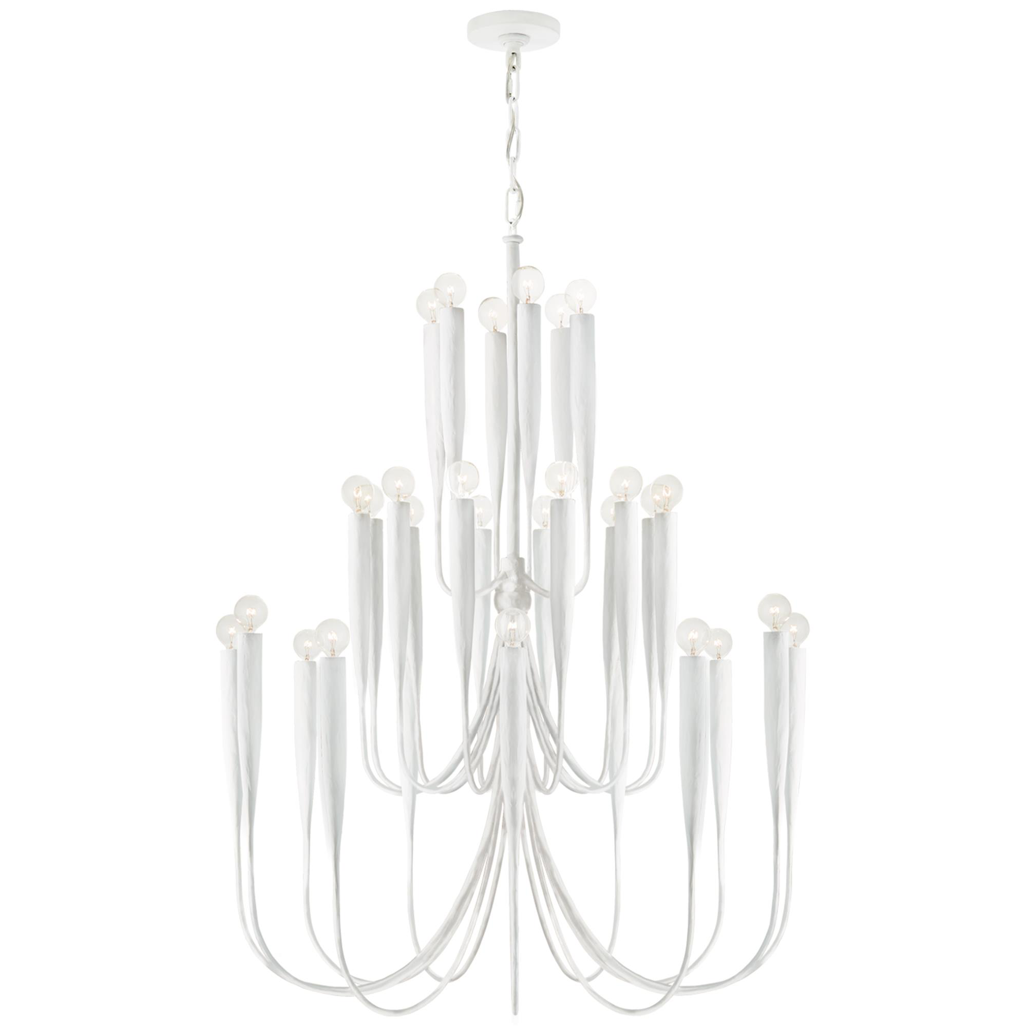 Shown in Plaster White finish and No Option shade