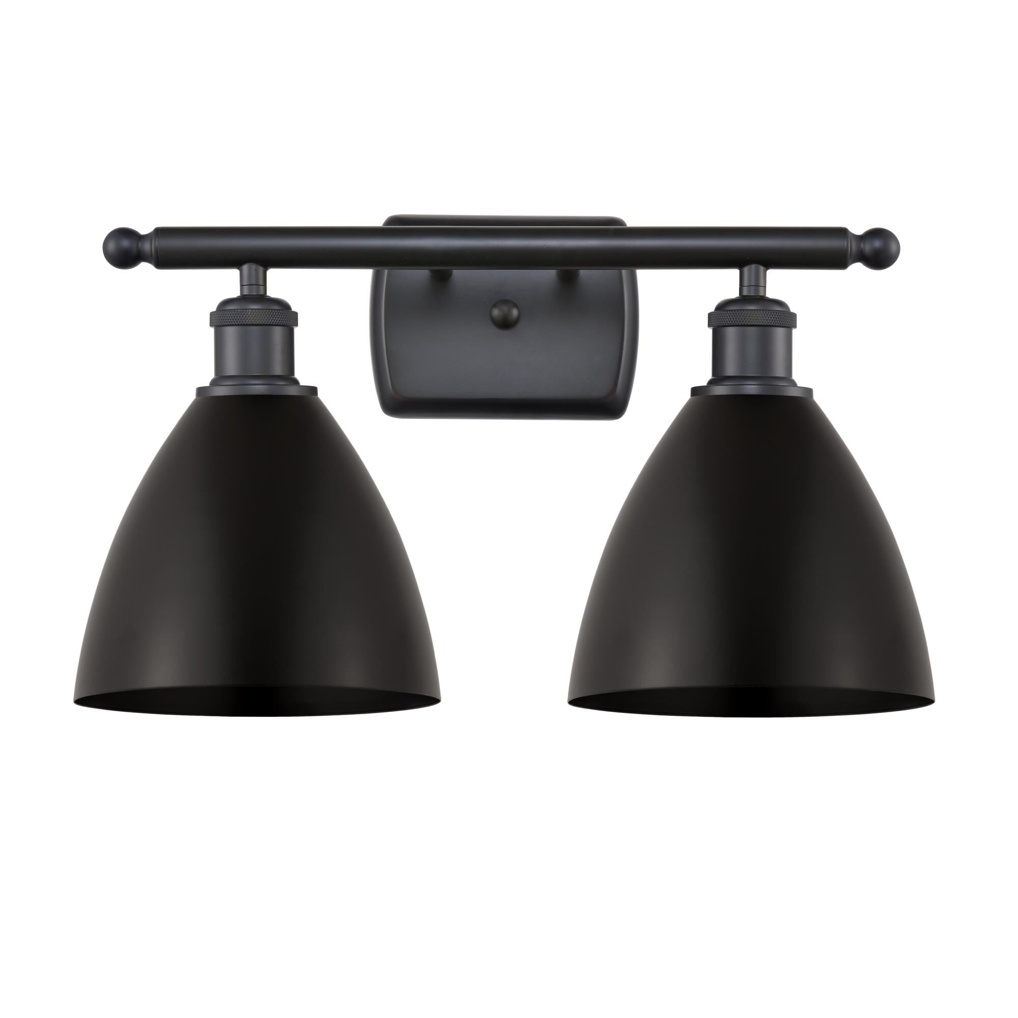 Shown in Matte Black finish and Matte Black Ballston Dome shade