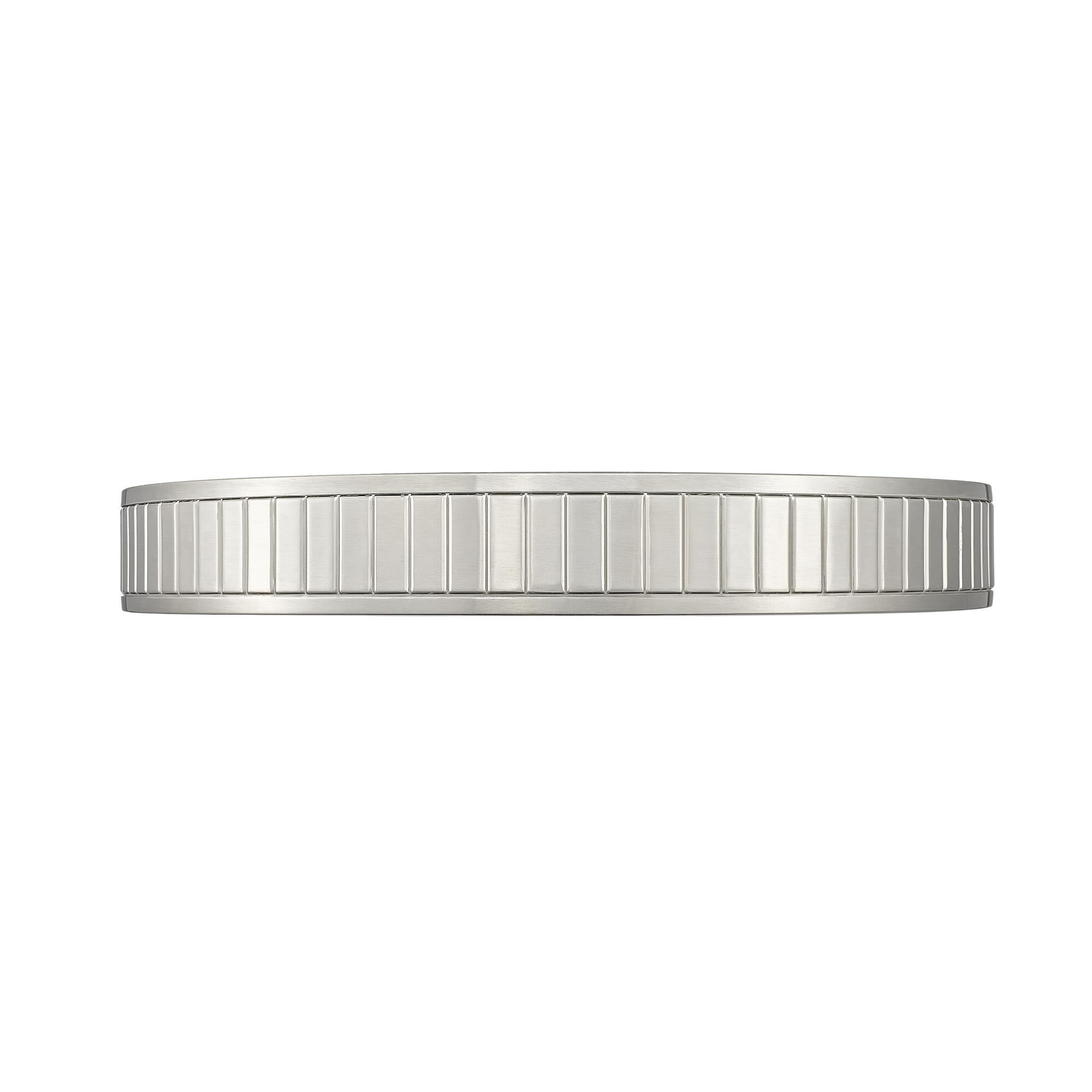Shown in Brushed Nickel finish and Frosted glass and Frosted shade