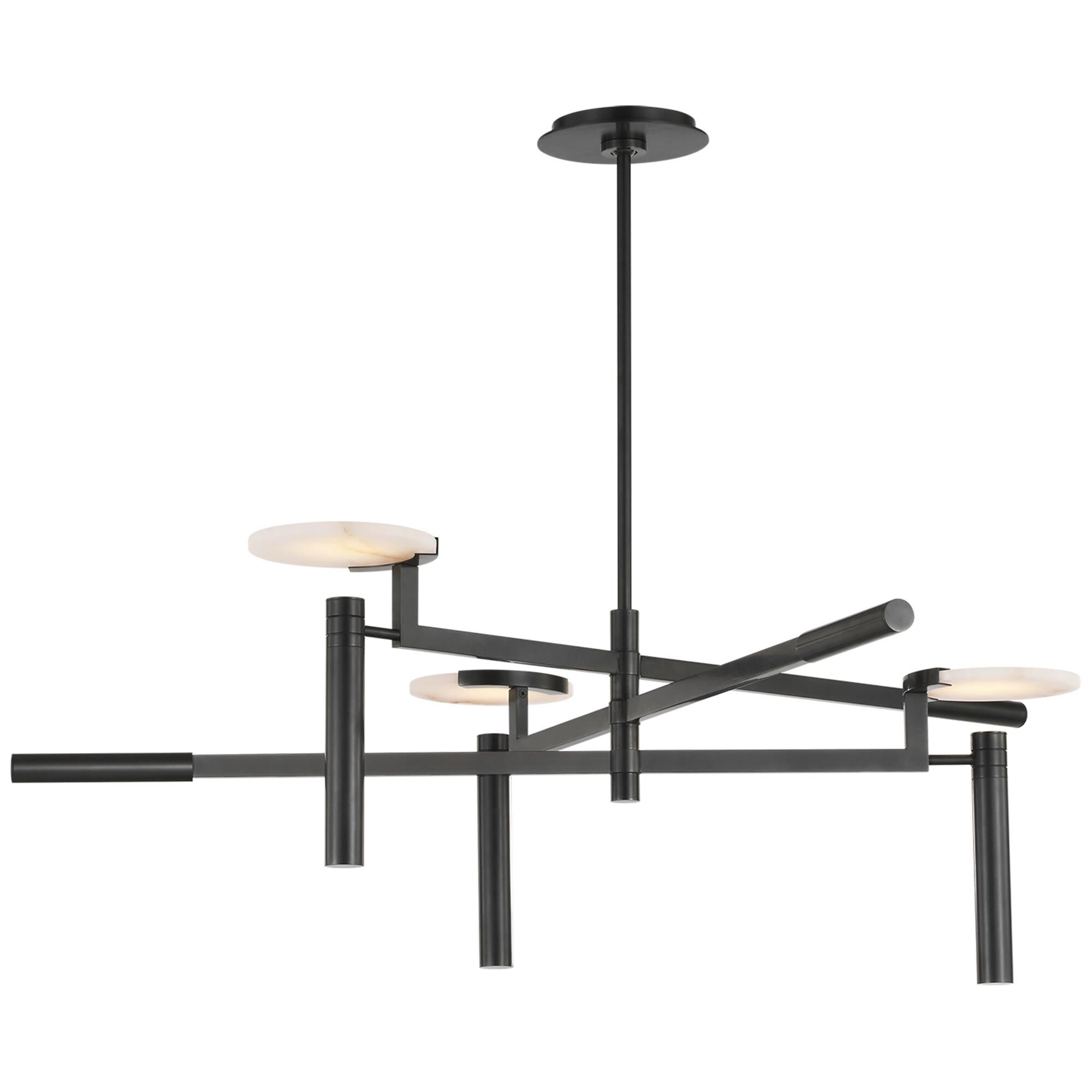 Shown in Bronze finish and Alabaster shade
