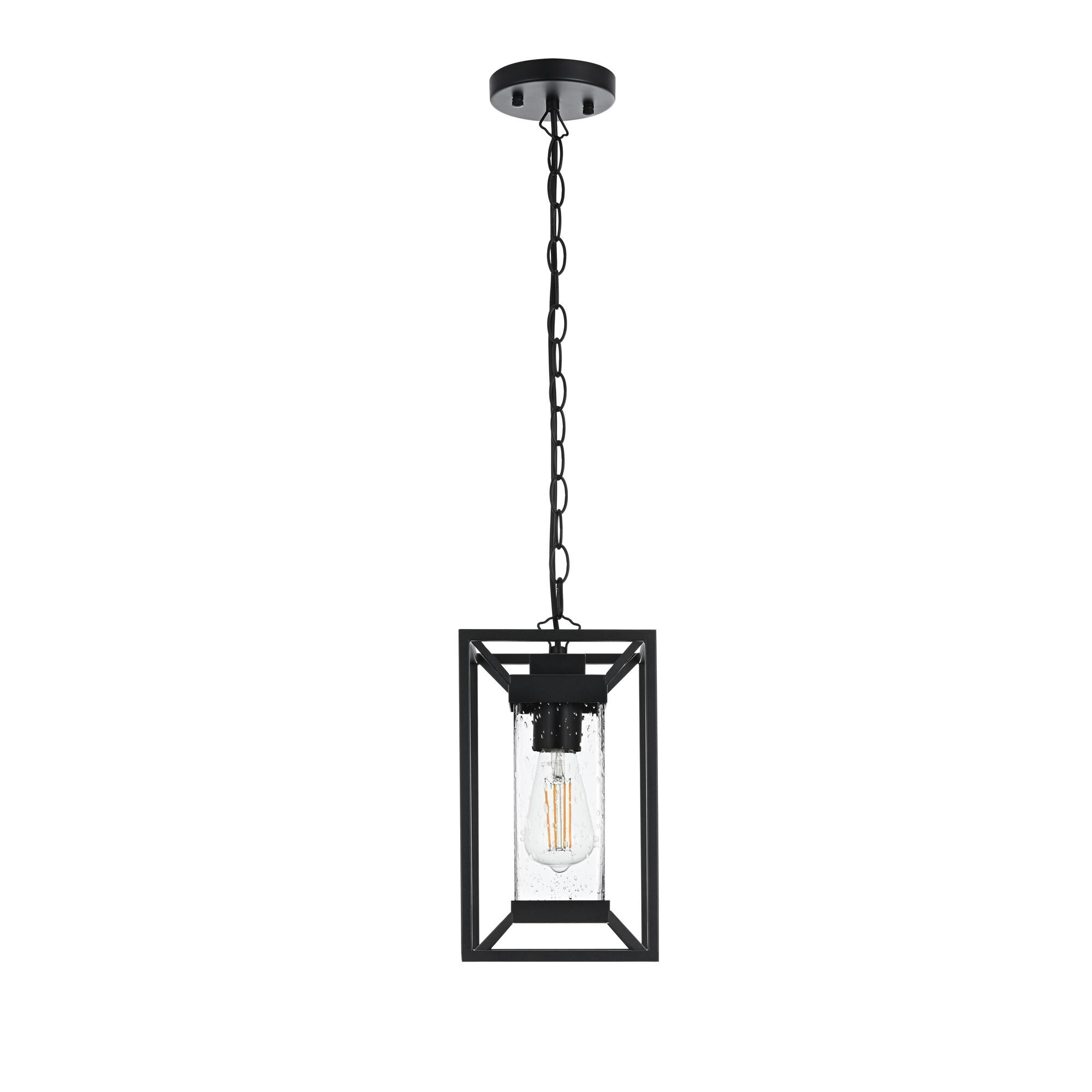 Willington 7 Inch Outdoor Hanging Lantern by Elegant Lighting