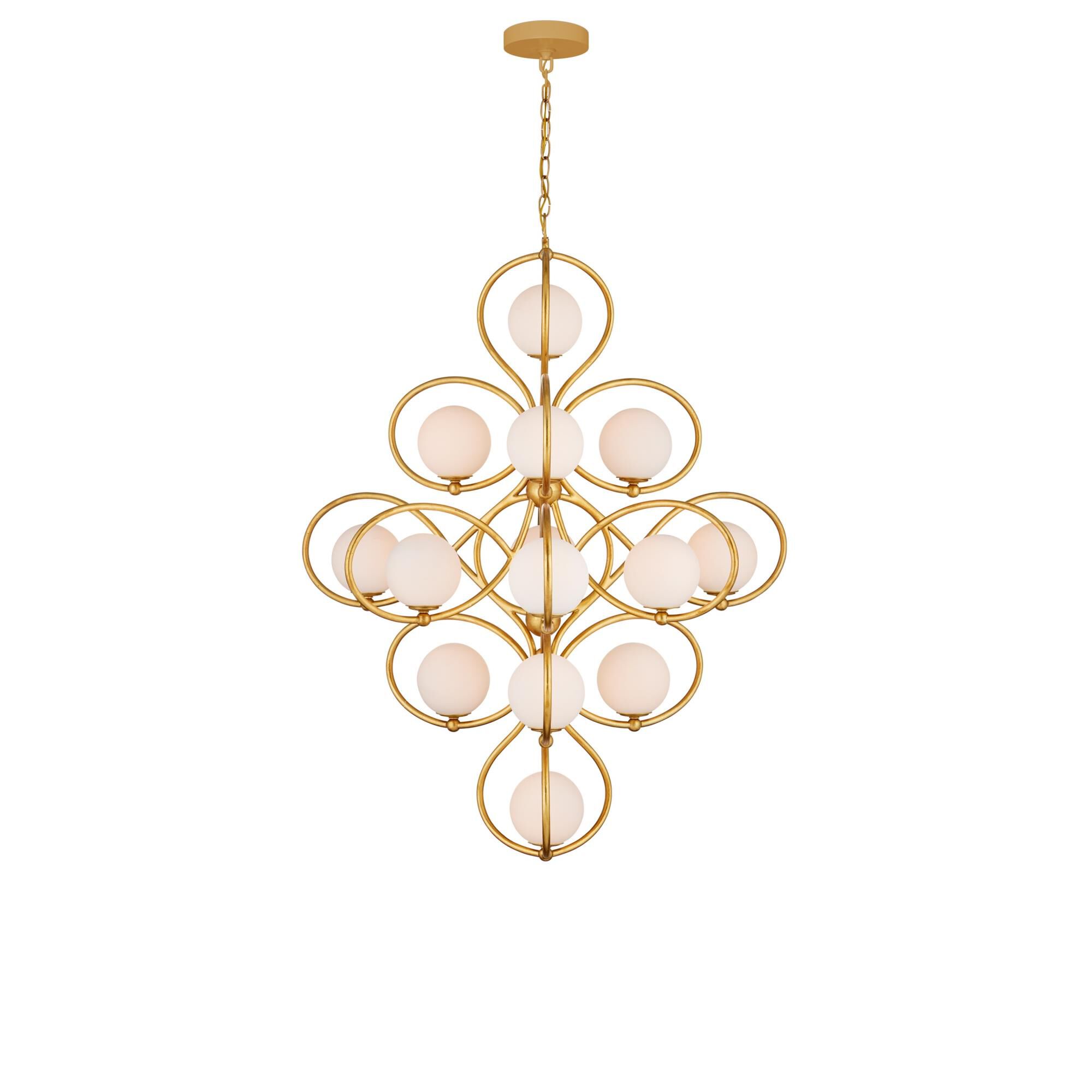 Storrs 34 Inch Chandelier by Currey and Company